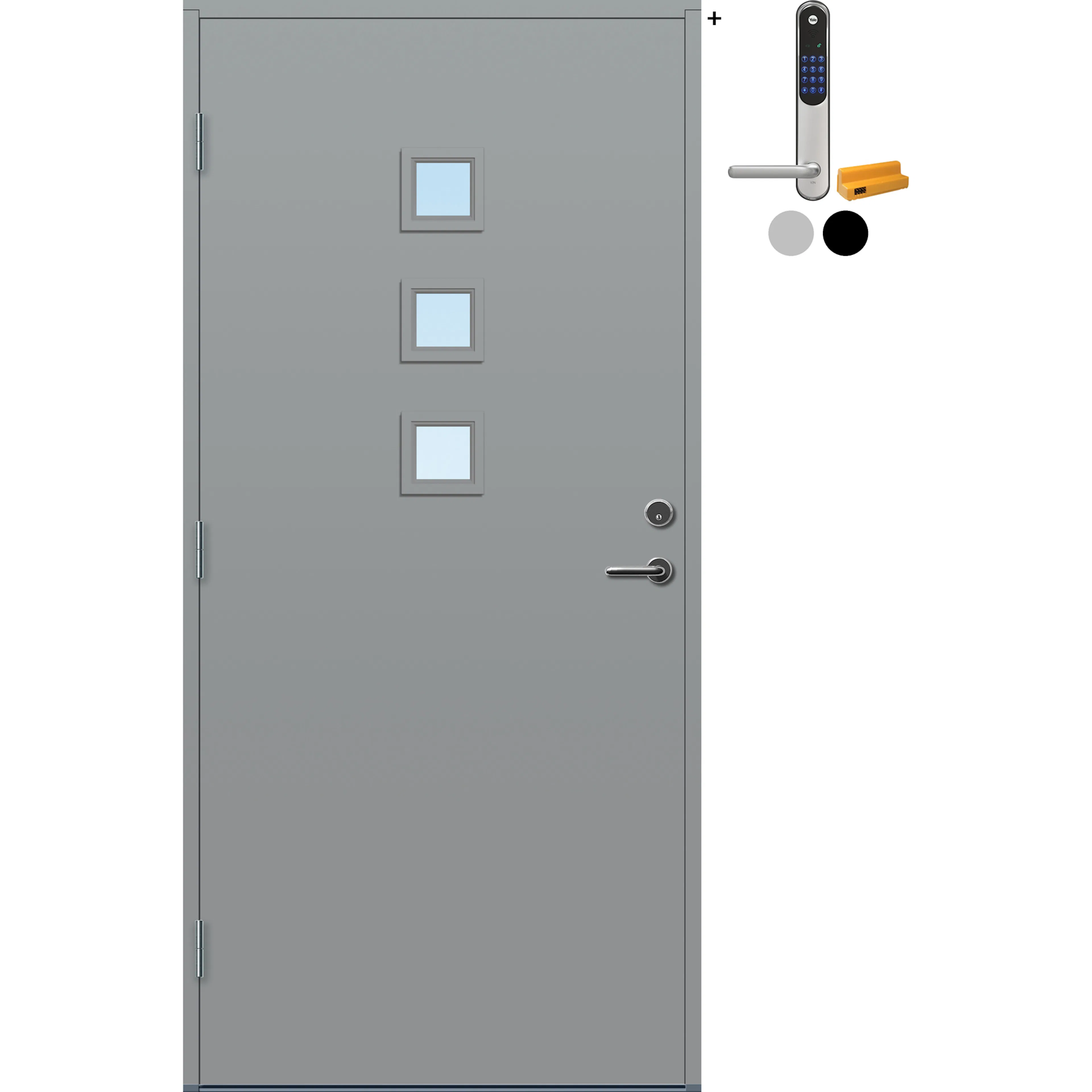 NCS S-3502-B, Lys Grå