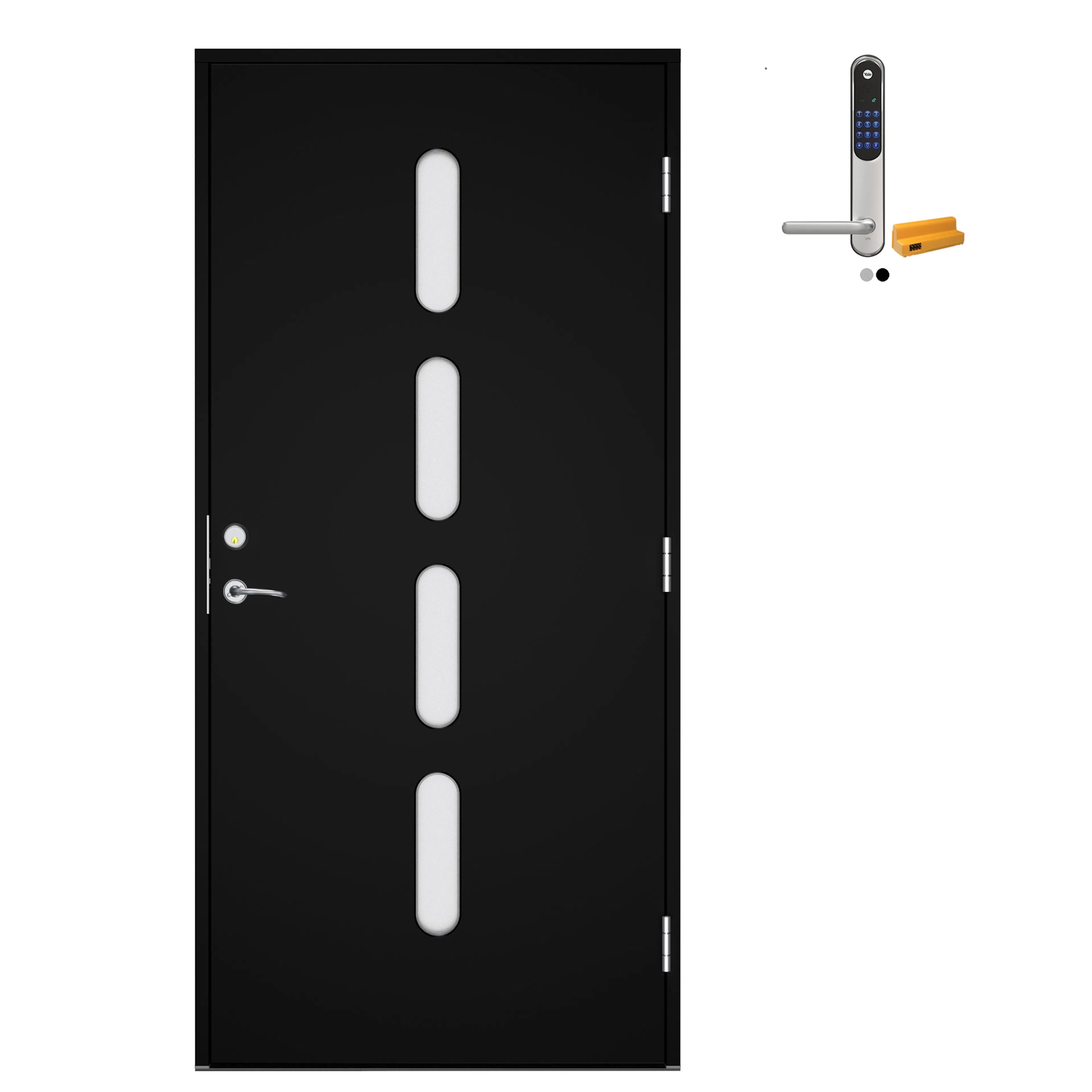 Ytterdør Swedoor Advance-Line Statement Soul med Yale Doorman Classic Home