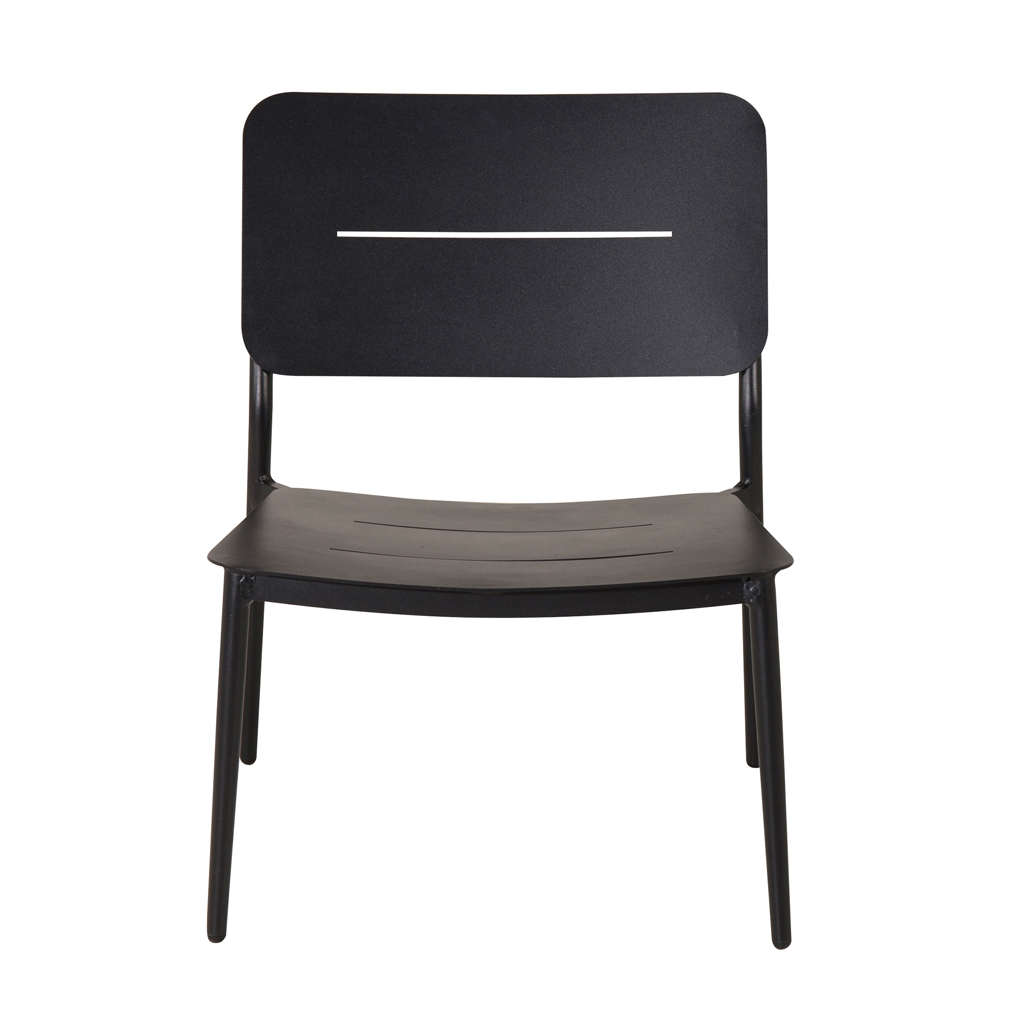 Lina lounge Chair - Black / Black Cushion Sort