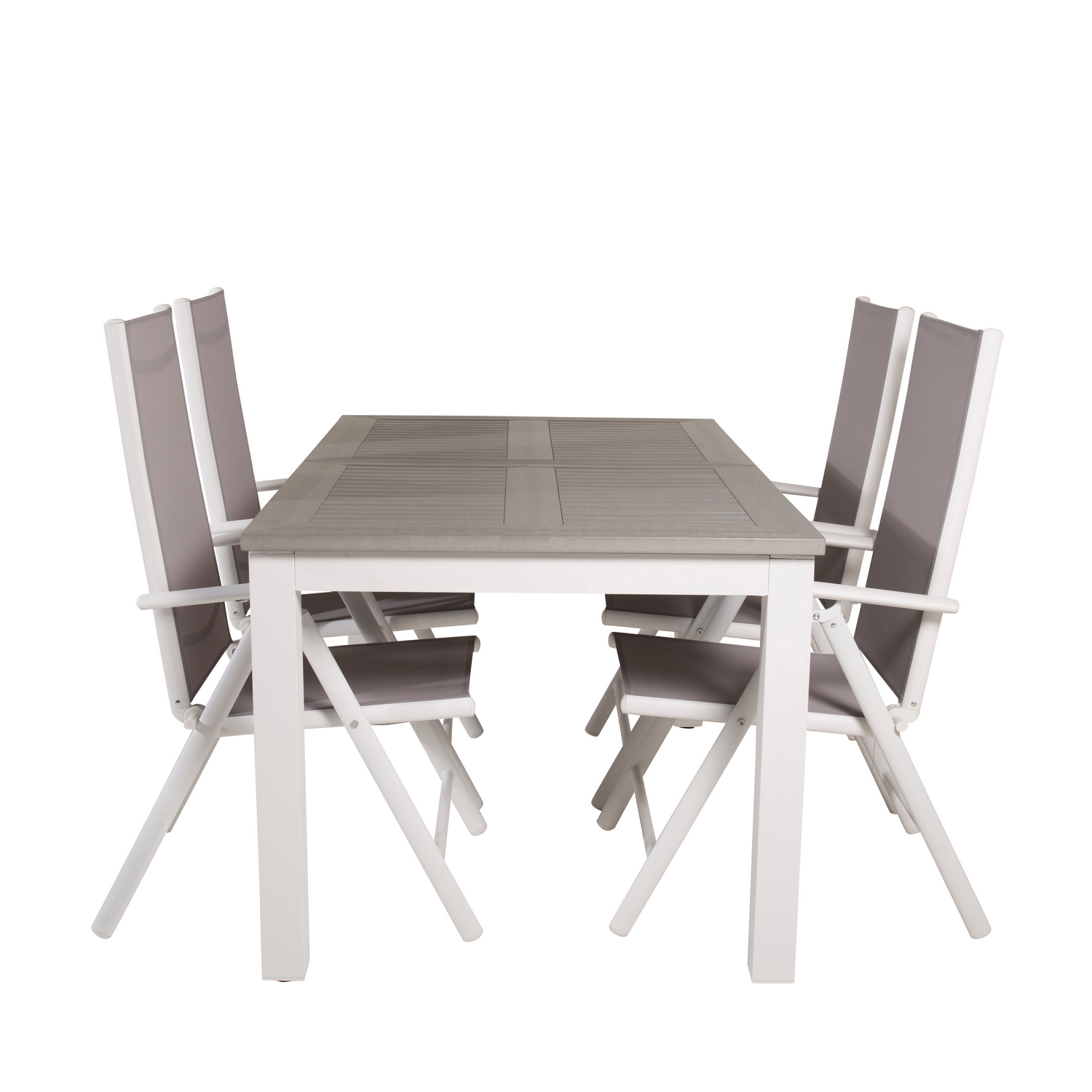 Spisegruppe Venture Home Aleyna 152/210 med 4 Bront Stoler