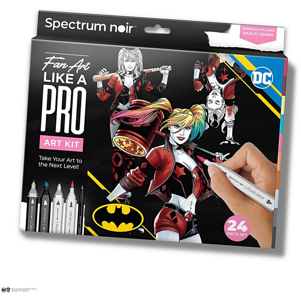 Hobbysett Creativ Company DIY Kit Illustrasjon Harley Quinn