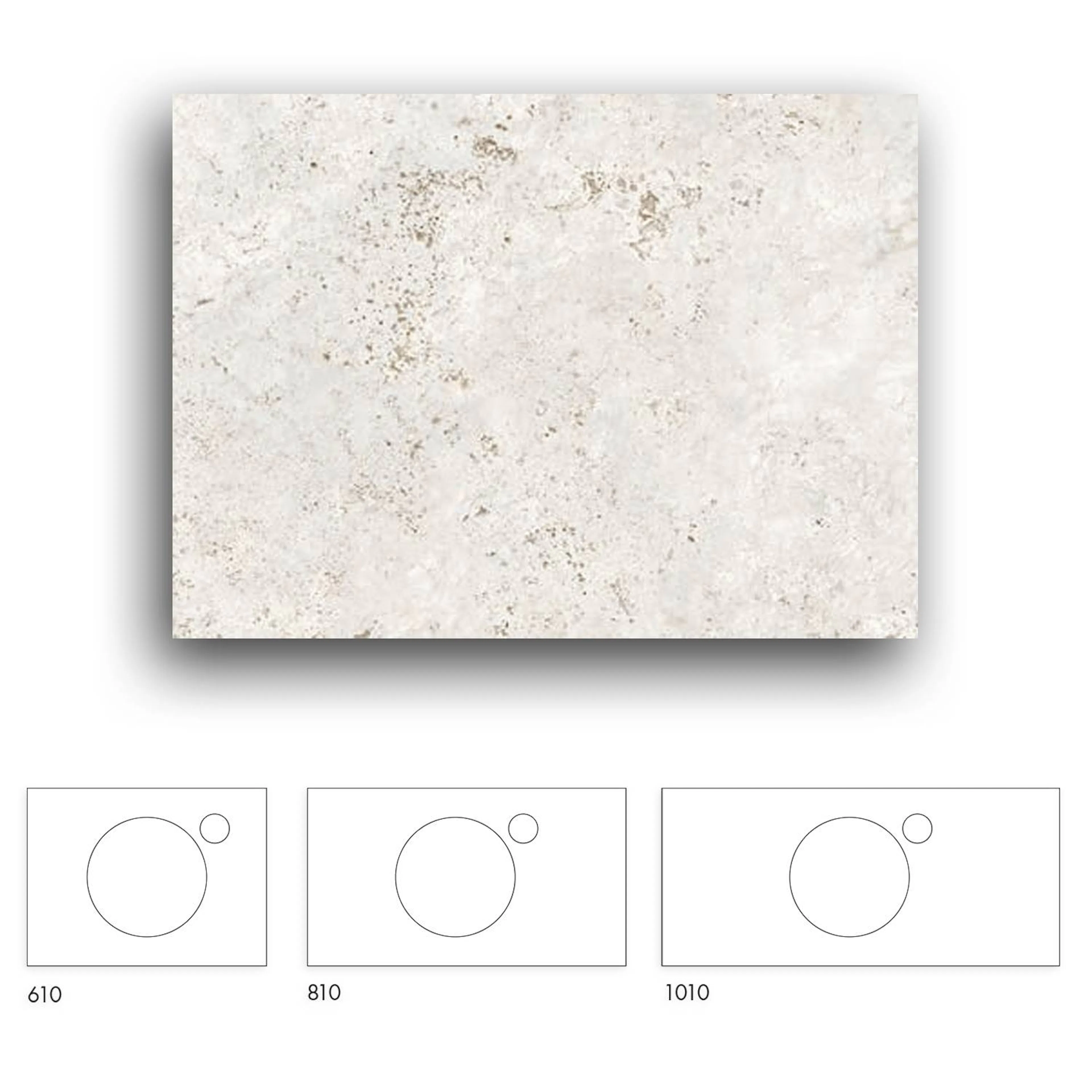 Sabbia De 810x460x12 CeH Bredd: 810, Sabbia