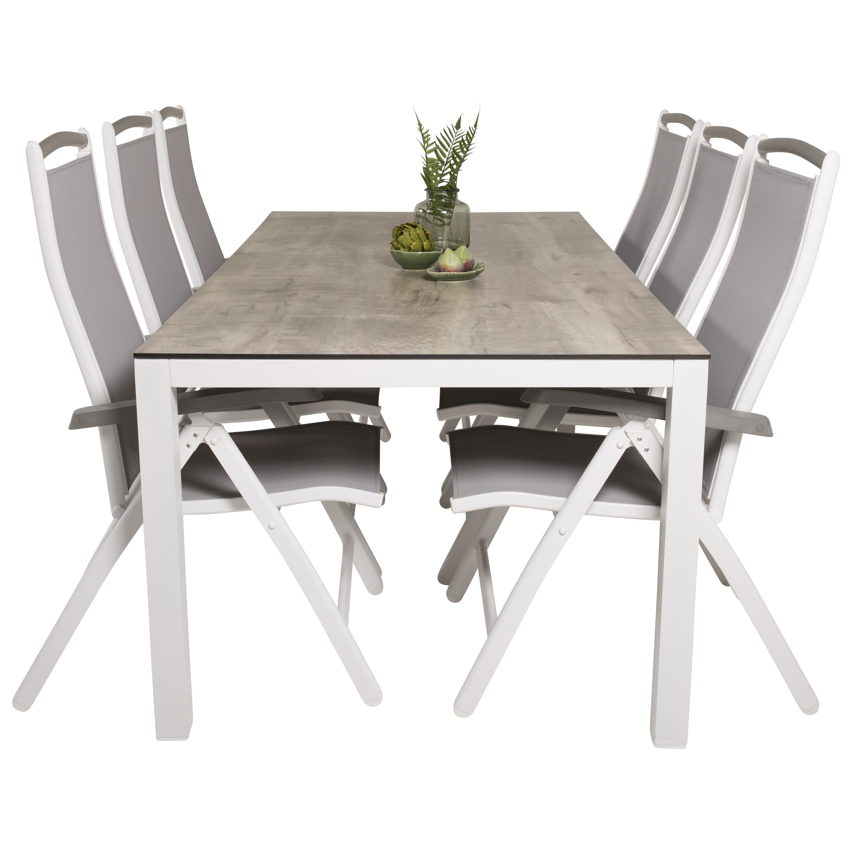 Spisegruppe Venture Home Lea 205 med 6 Aleyna Stoler
