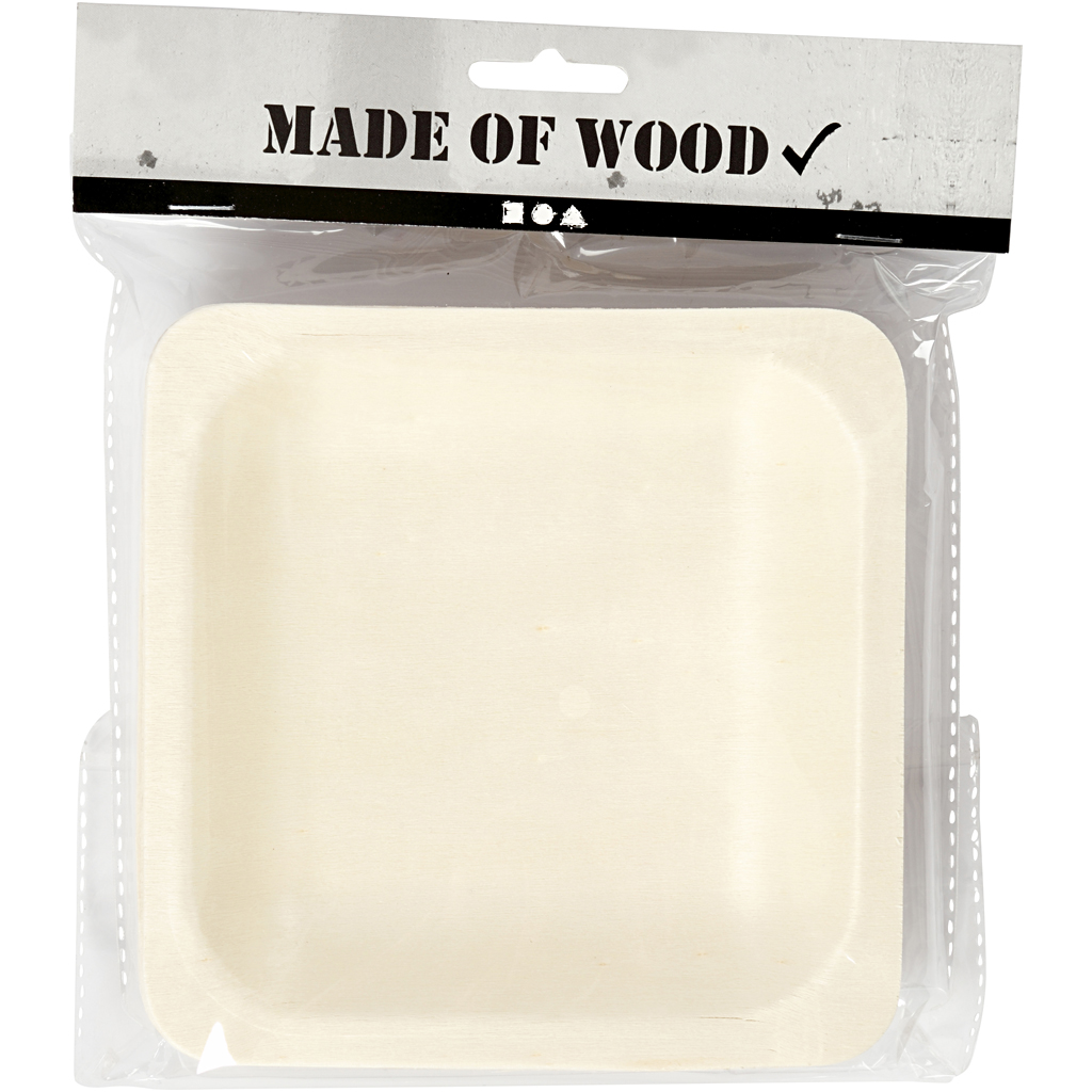 Tallerken Creativ Company 14X14 cm 12 St/1 Pk