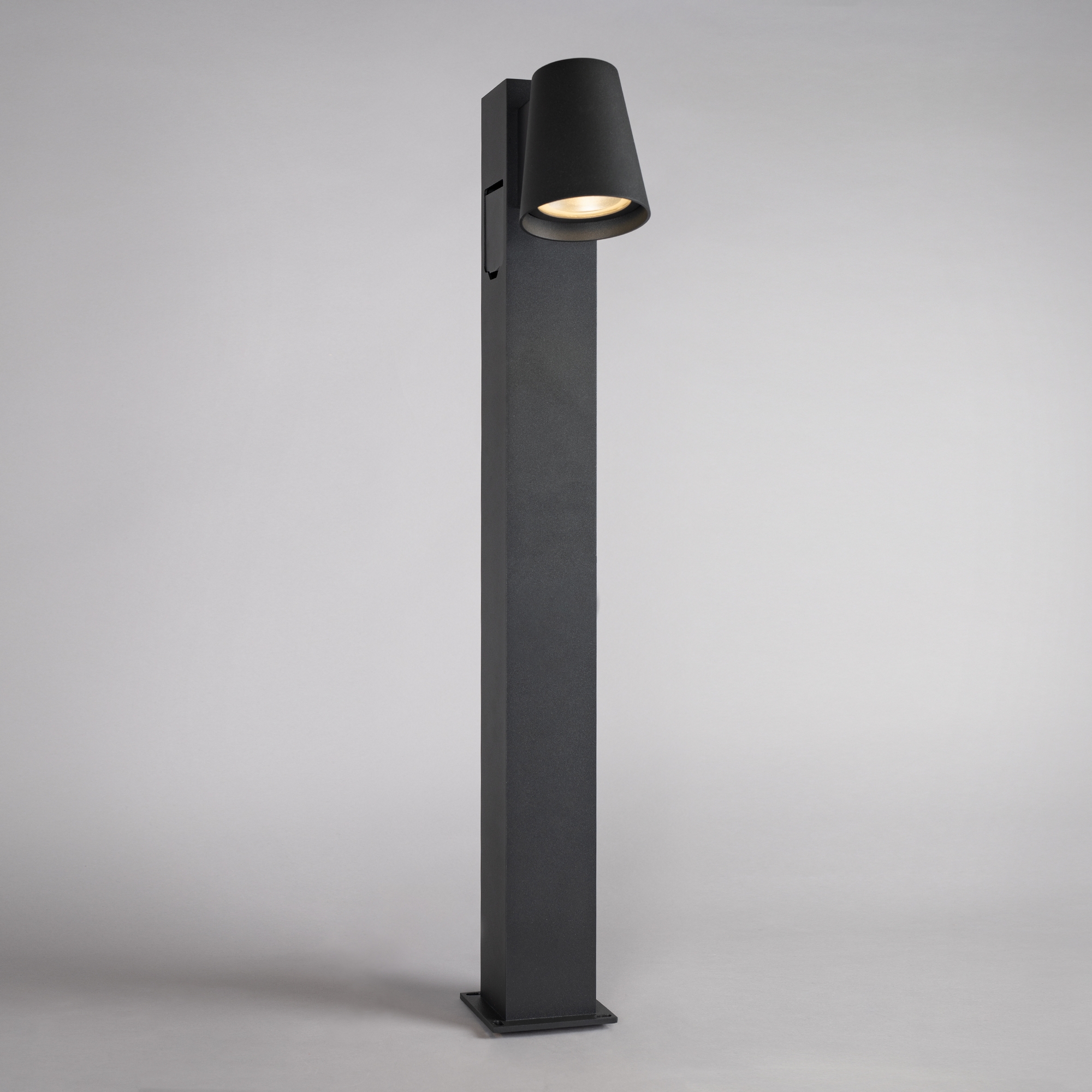 Pullert Hide-a-lite Cone Pillar Socket Antrasitt 3000K