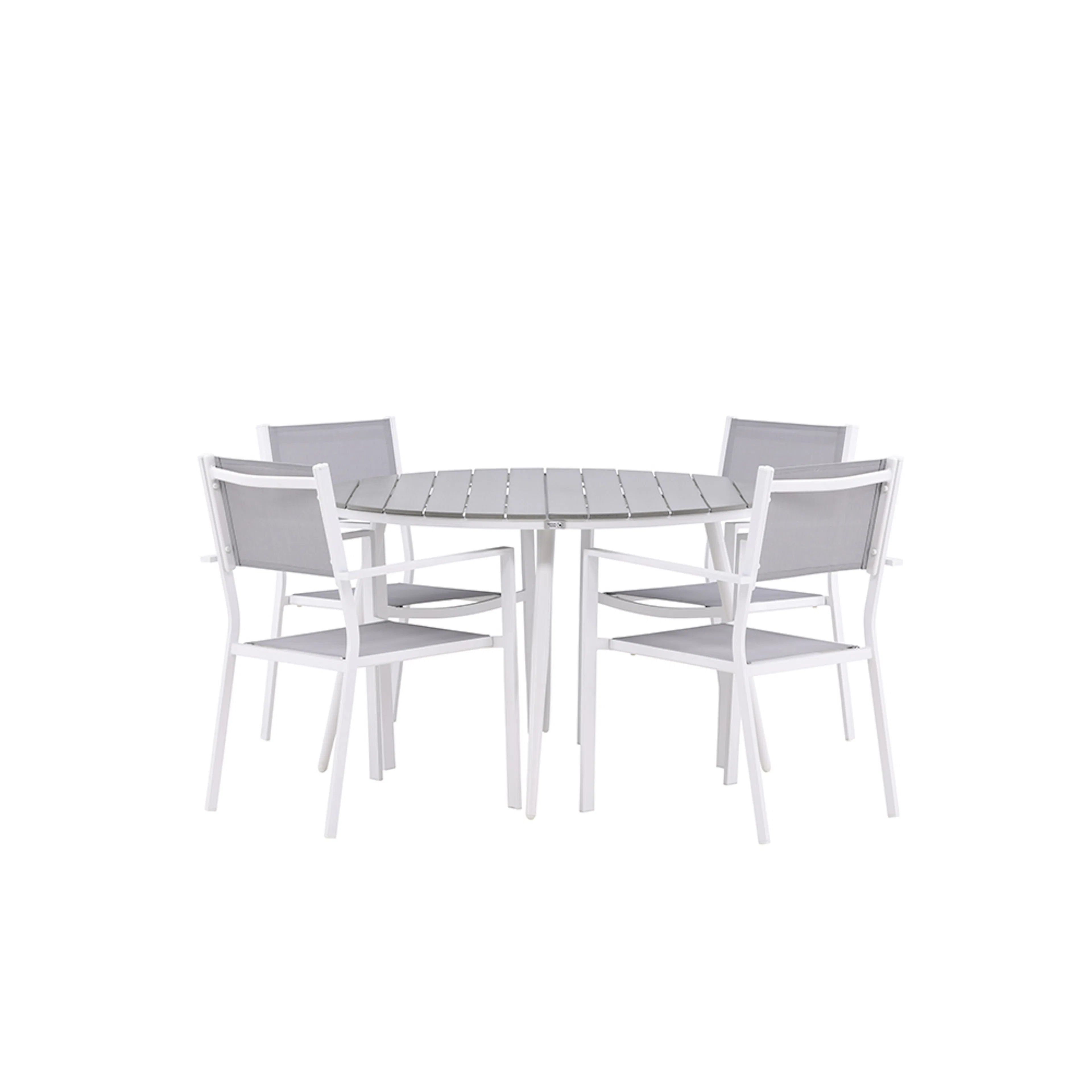 Spisegruppe Venture Home Break Ø120 cm med 4 Copacabana Stoler