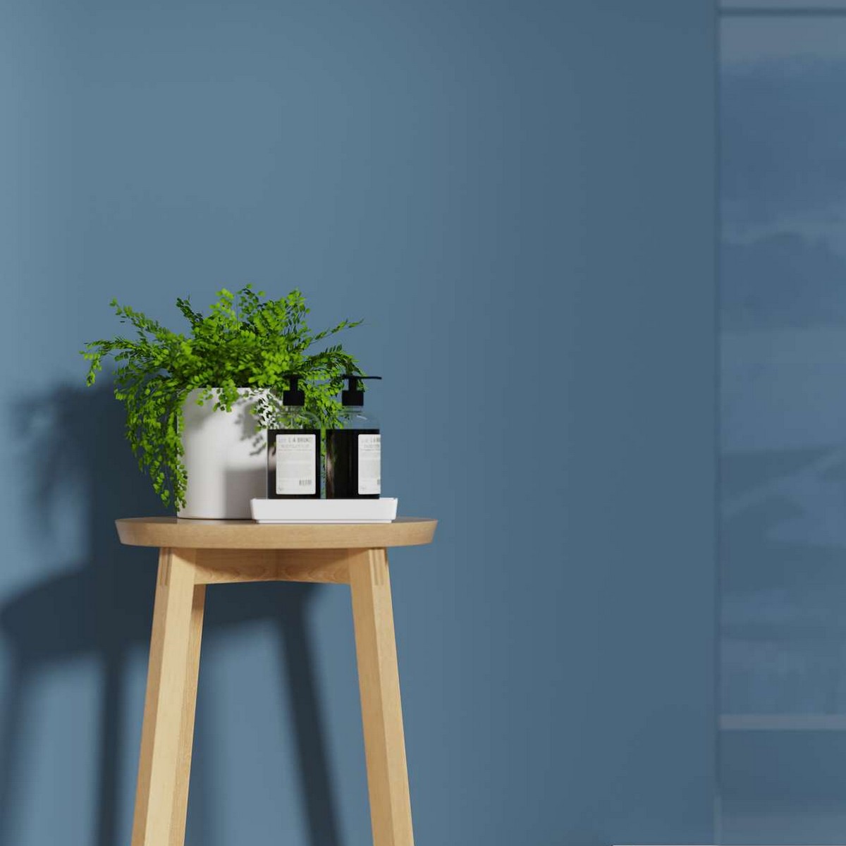 Baderomspanel Fibo 6274-00 Dusty Blue
