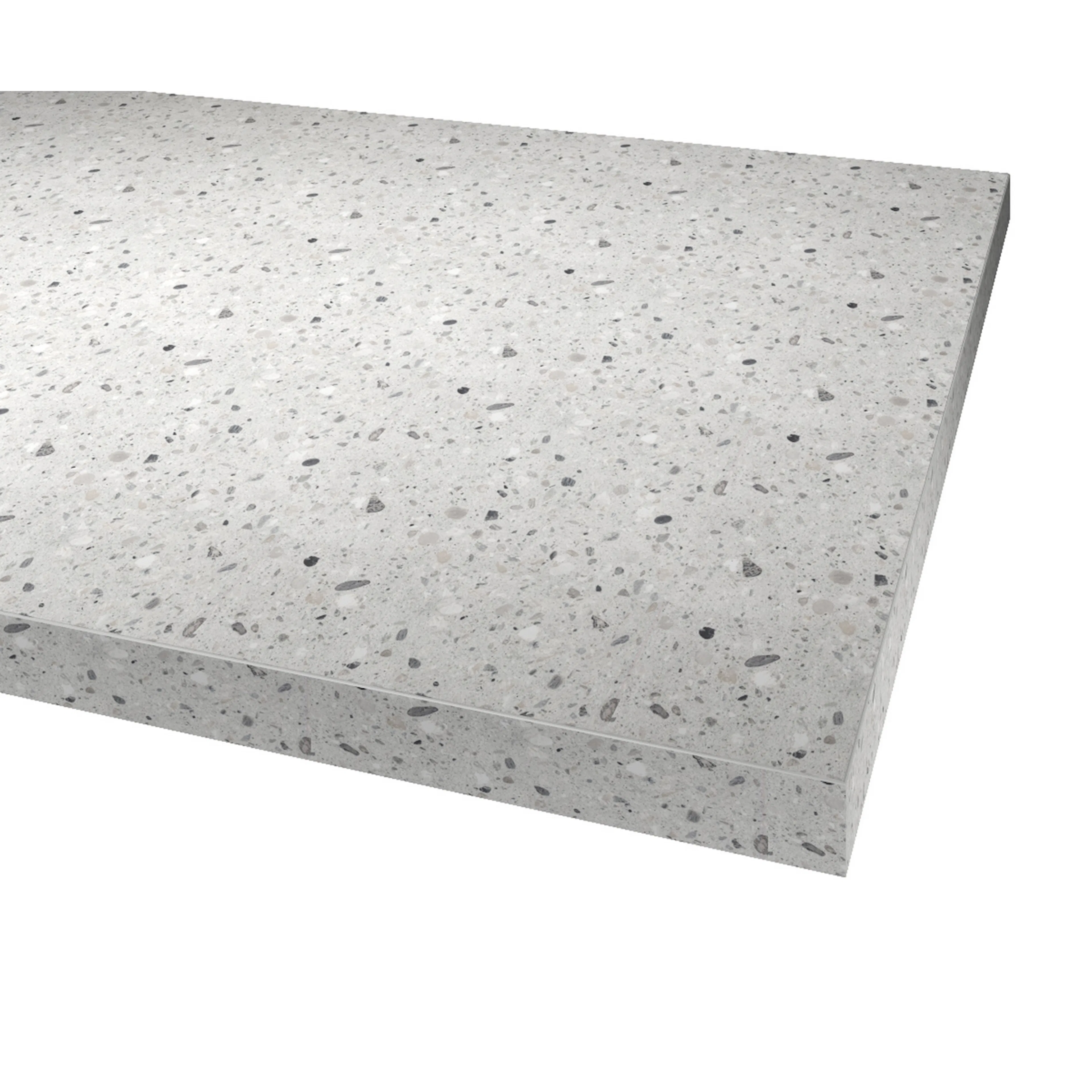 BENK TERRAZZO GREY 29X4100X610 LxB: 4100x610 mm