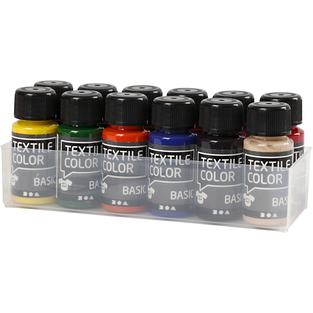 Tekstilfarge Creativ Company 12X50 ml/1 Pk