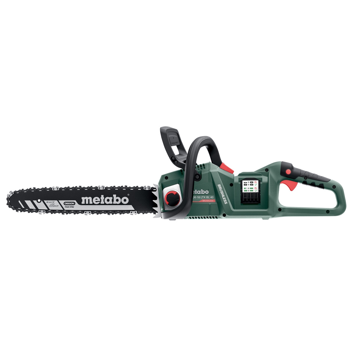 Kjedesag Metabo MS 36-18 LTX BL 40 uten Batteri og Lader