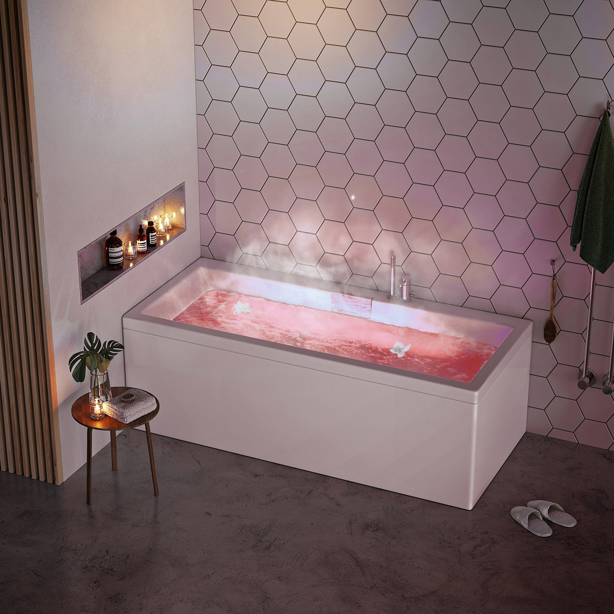 Ljus- och färgterapi Strømberg till Badkar