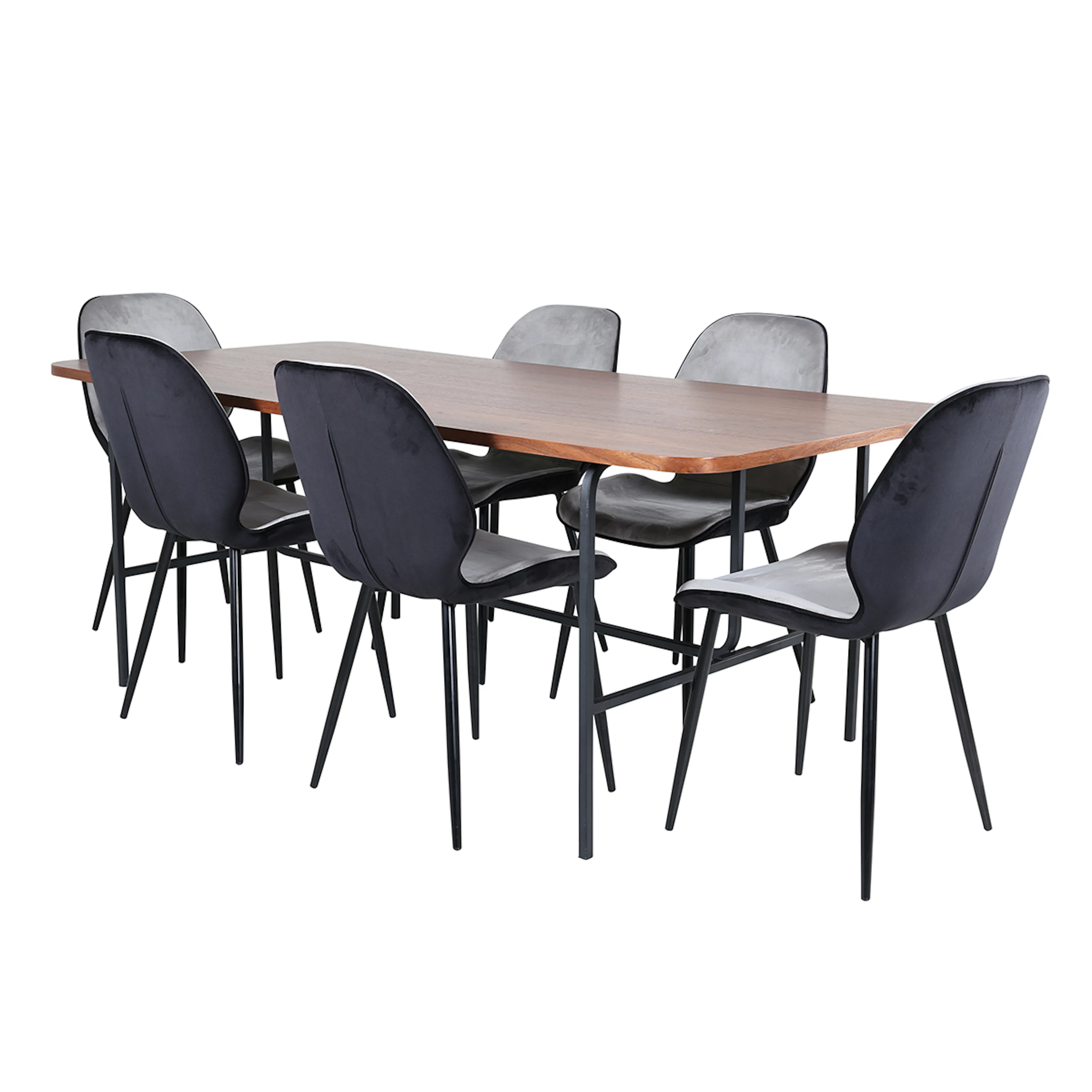 Spisegruppe Venture Home Chicago Spisebord og Elisa Spisestol