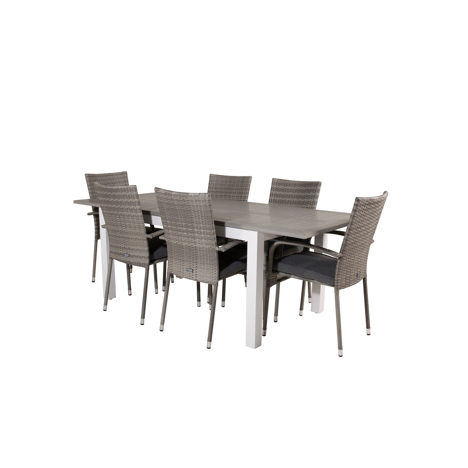 Spisegruppe Venture Home Aleyna 152/210 med 6 Asta Stoler