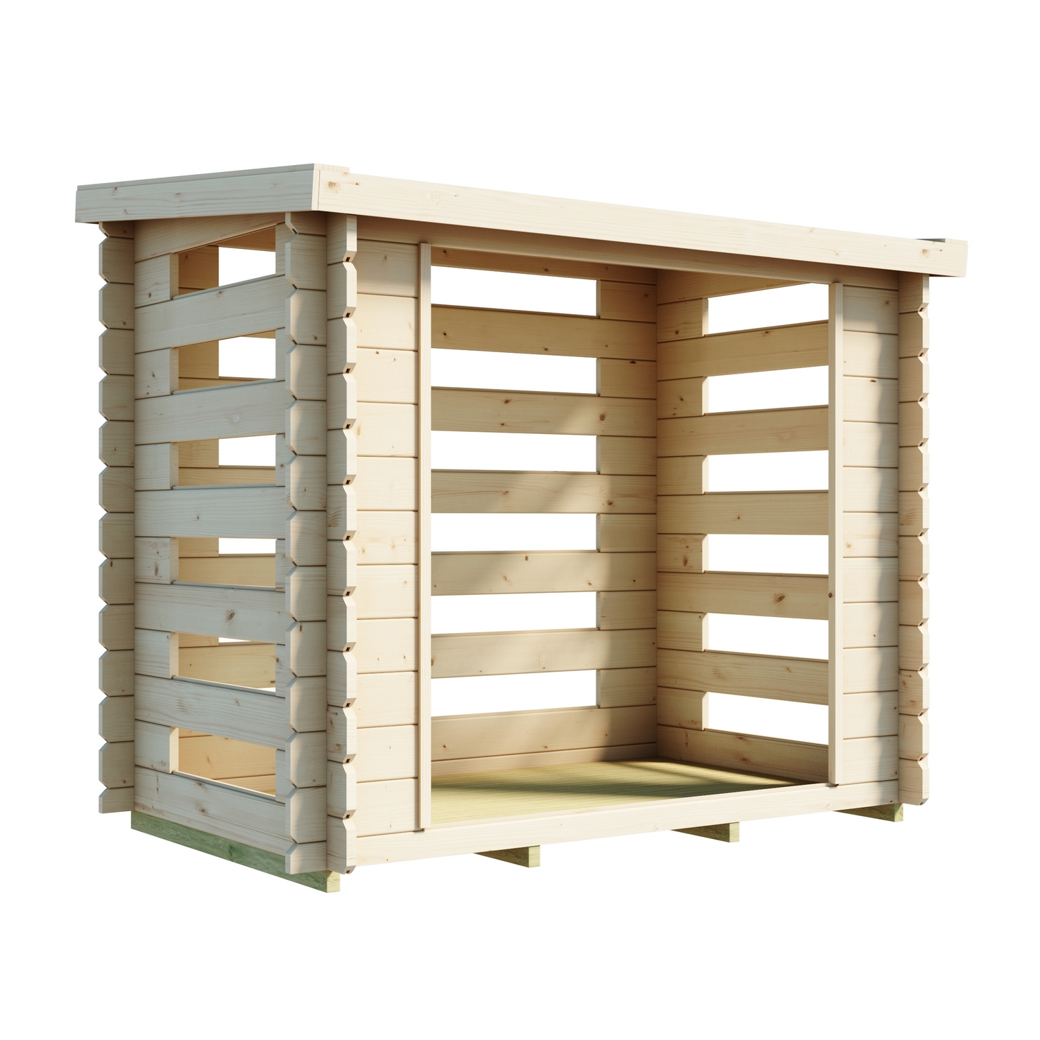 Vedskjul Luoman Lillevilla Juolukka 2,4 m2