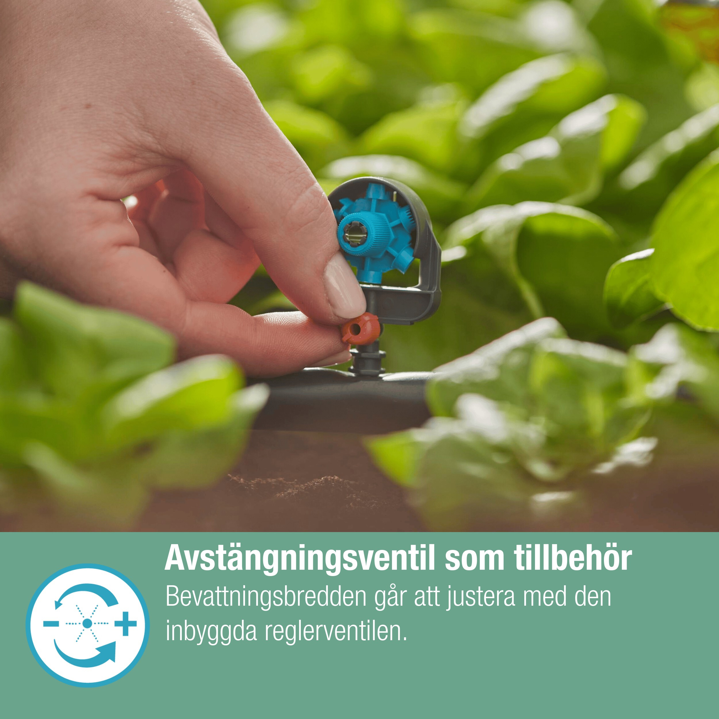 Sprutdyse Gardena Micro-Drip 6 i 1 Overflatespreder