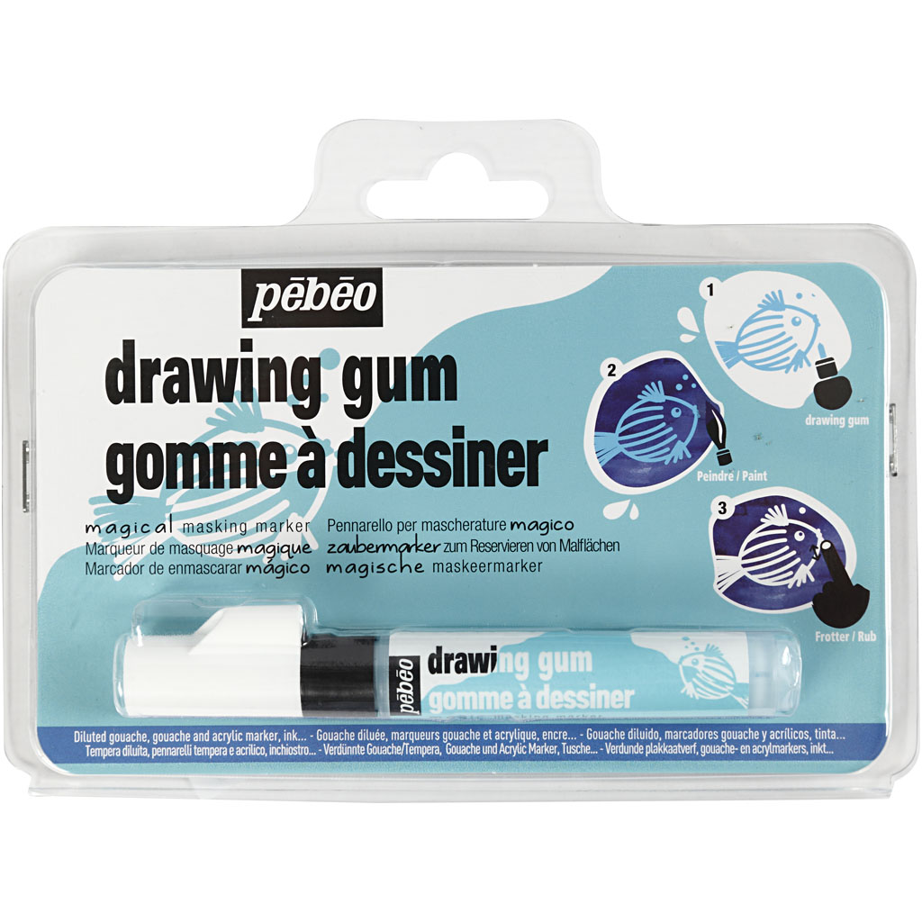TEgnegummi Creativ Company med Flytende Drawing Gum 1 Stk