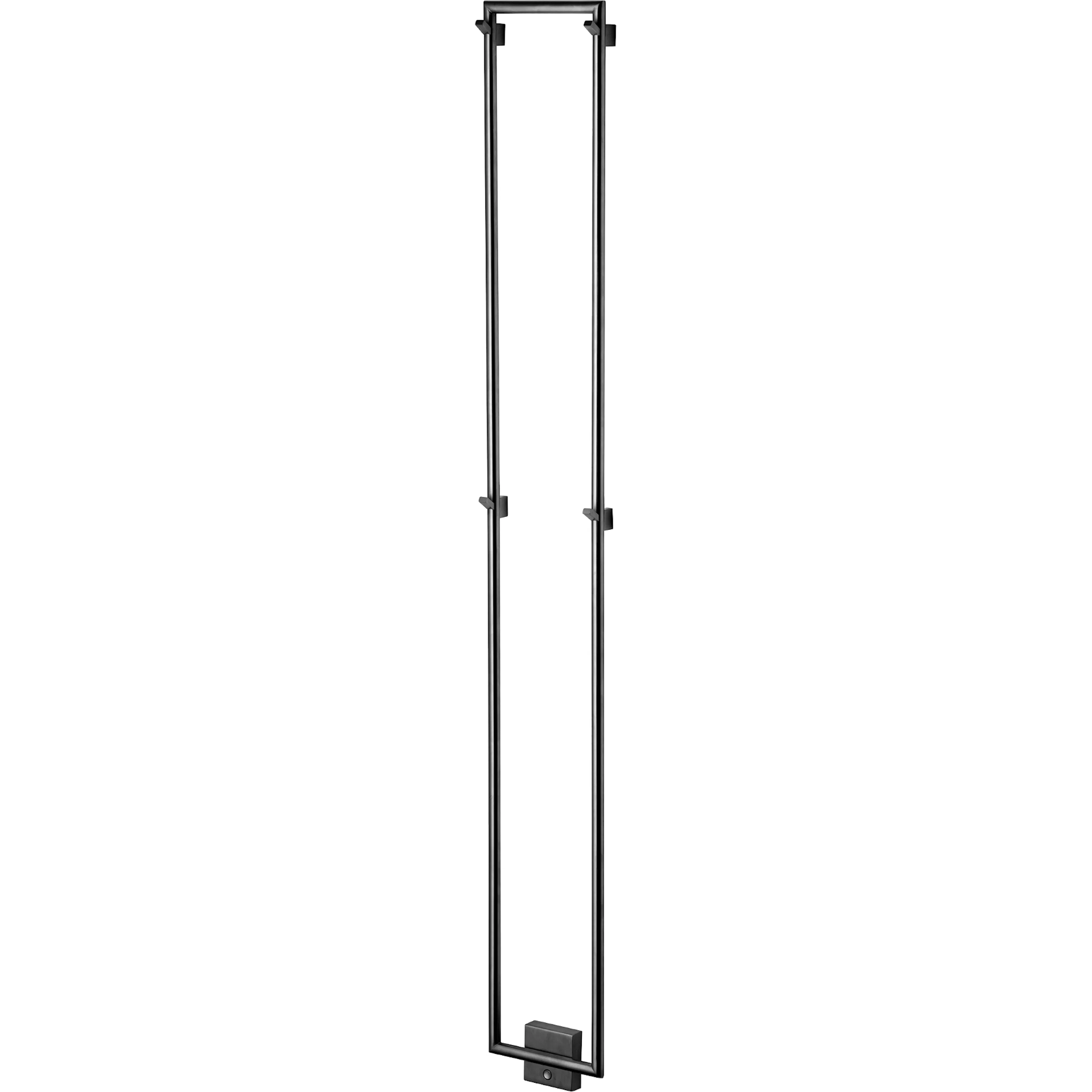 Handdukstork Tapwell TW1500-200 Brushed Black Chrome
