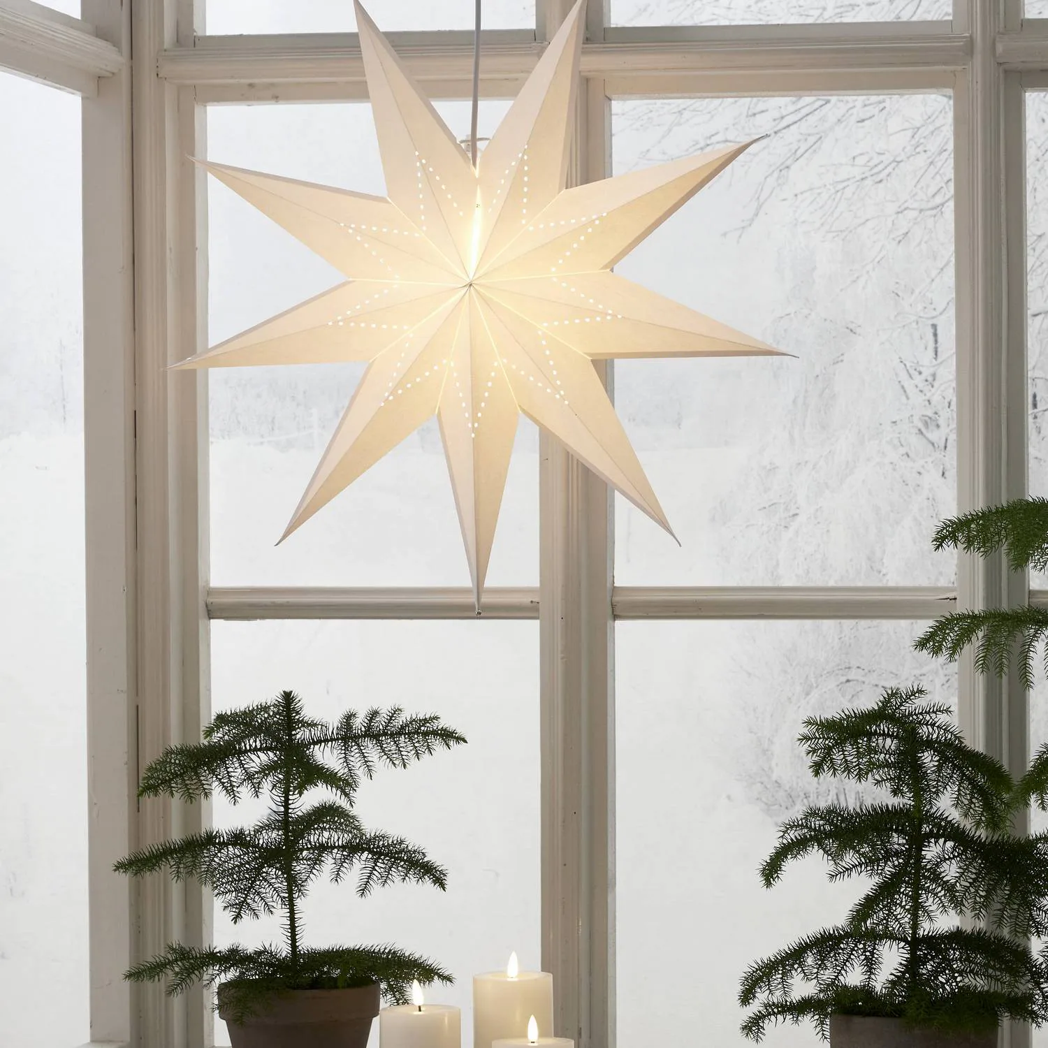 Adventstjerne Star Trading LYSA Papirstjerne