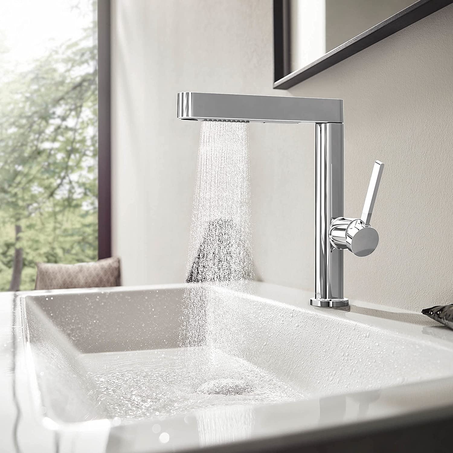 Servantbatteri Hansgrohe Finoris 230 med Uttrekkbar Hånddusj 2jet