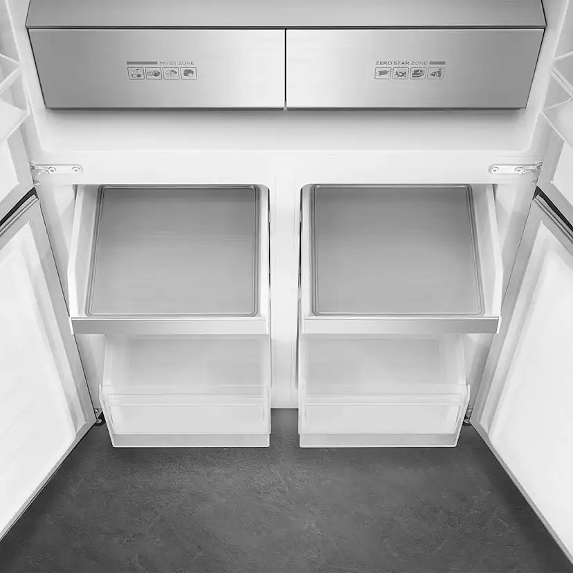 Kombinert Kjøl/Frys Smeg - FQI60KD, Mørkt rustfritt stål