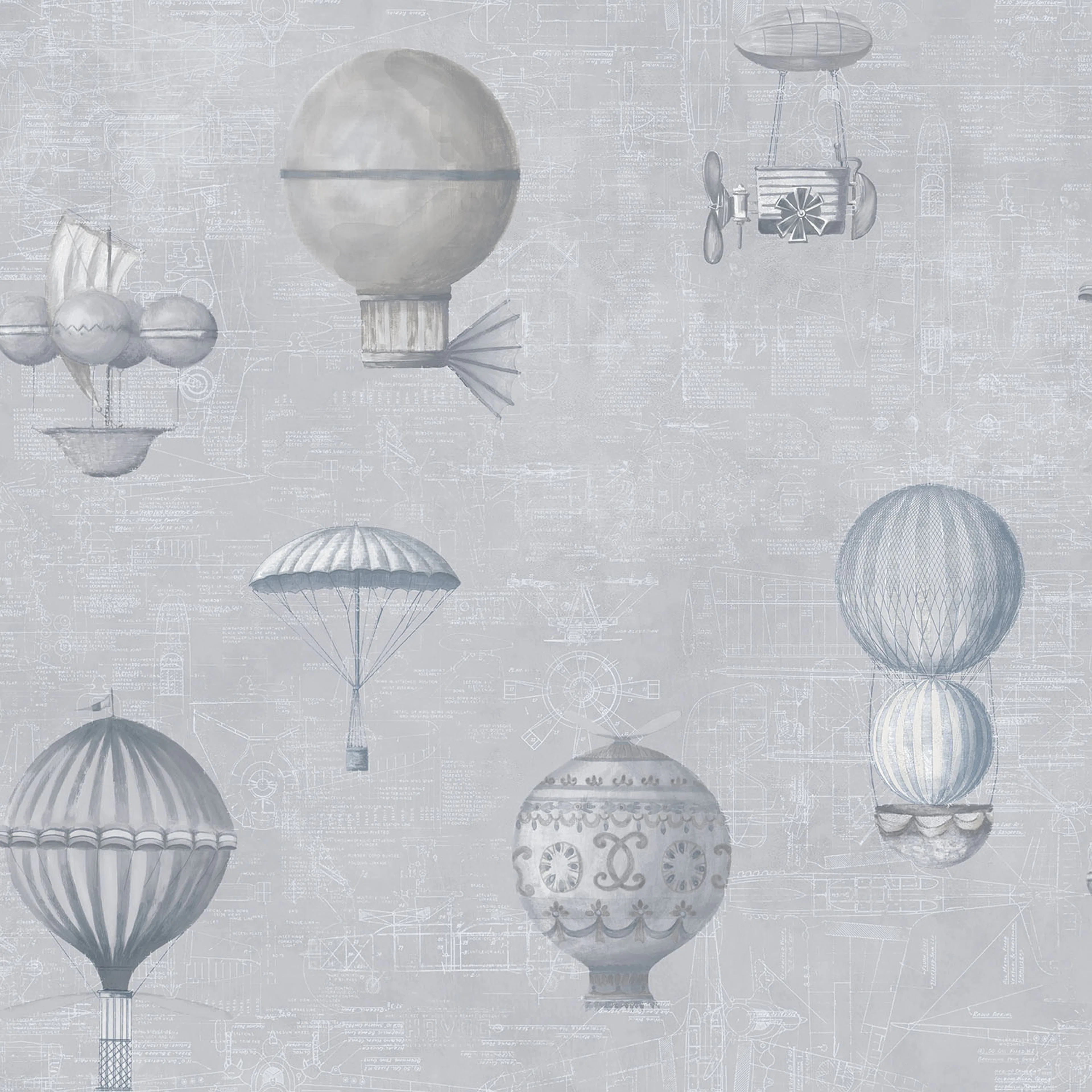 Tapet Galerie Wallcoverings Air Ships G56201