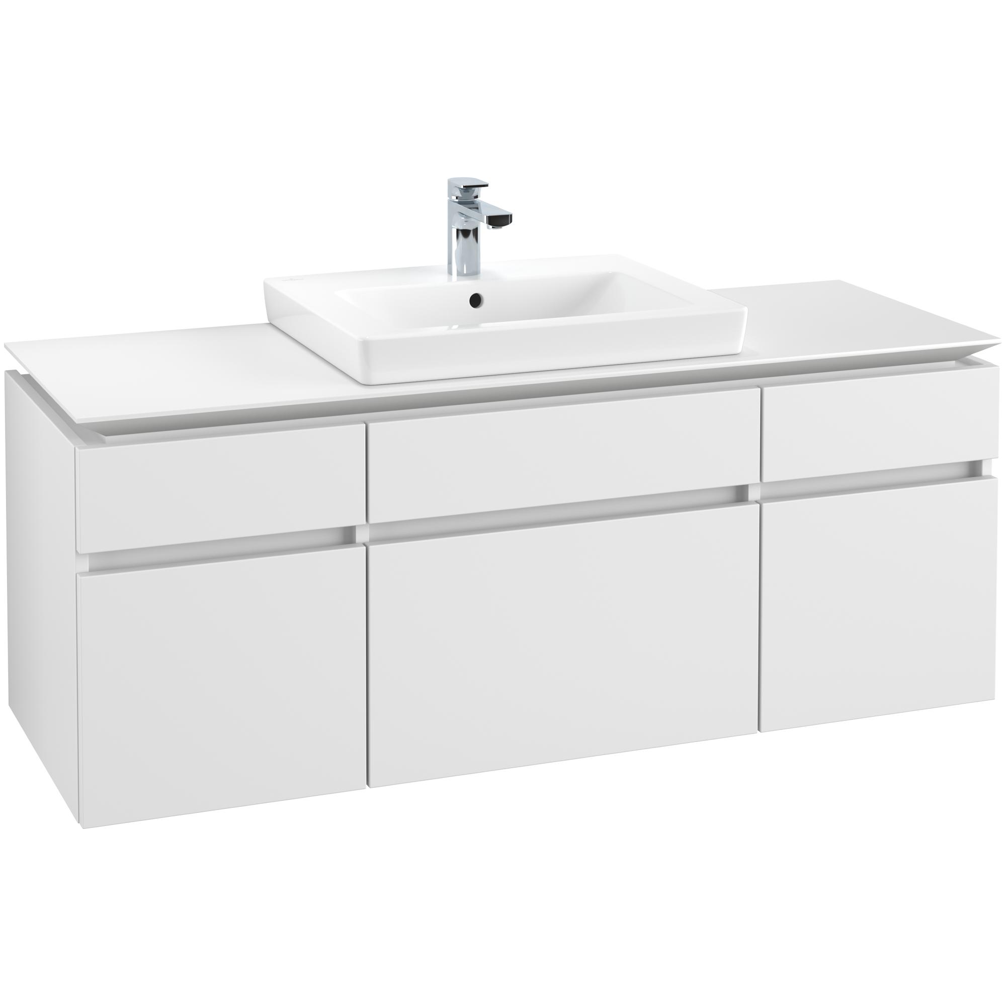 Tvättställsskåp Villeroy & Boch Legato med 5 Lådor för Tvättställ | badrum - badrumsmobler - tvattstallsskap-och-kommod | KakelKungen