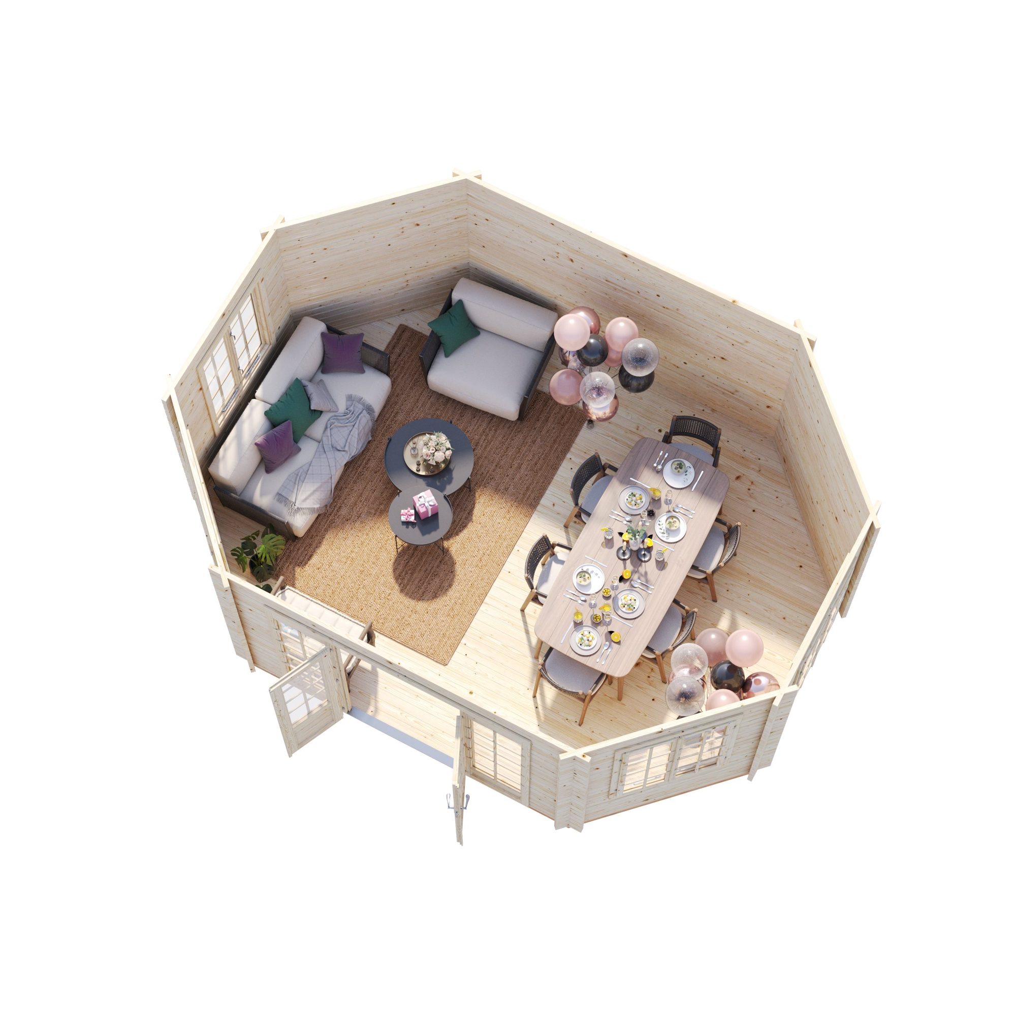 Lysthus Palmako Hanna 20,3 m2