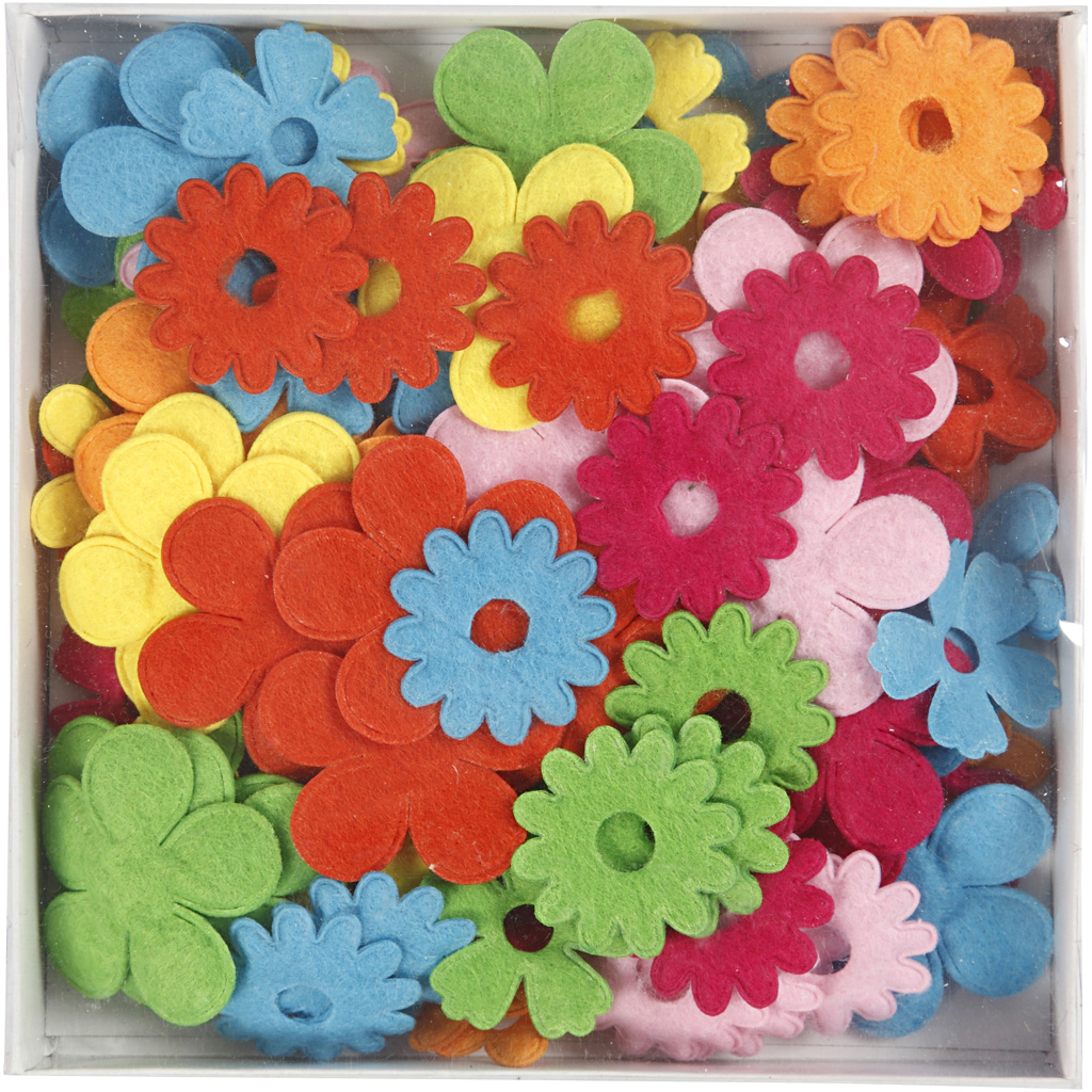 Filtblomster Creativ Company 35x45 mm