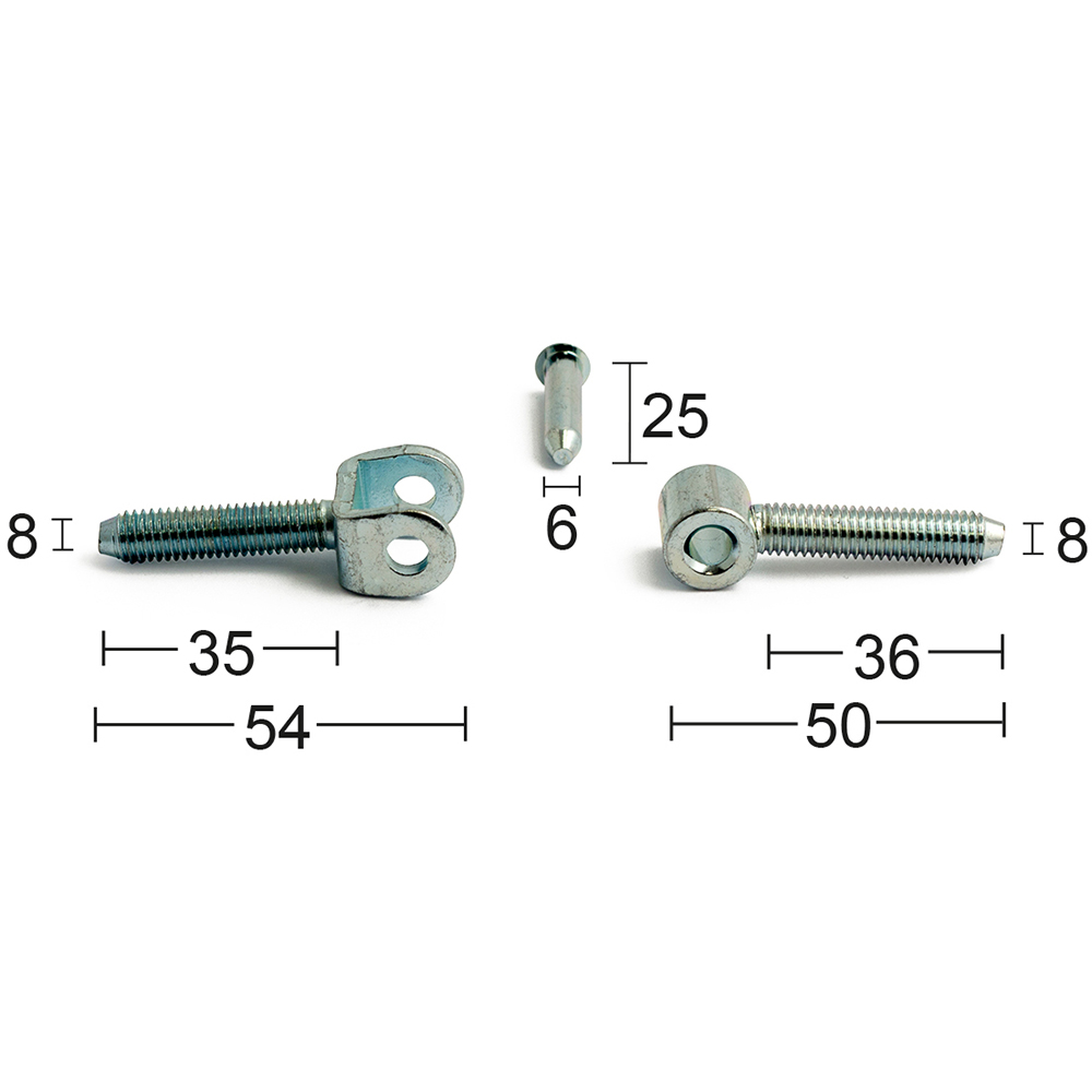 Innborringshengsel Habo 835