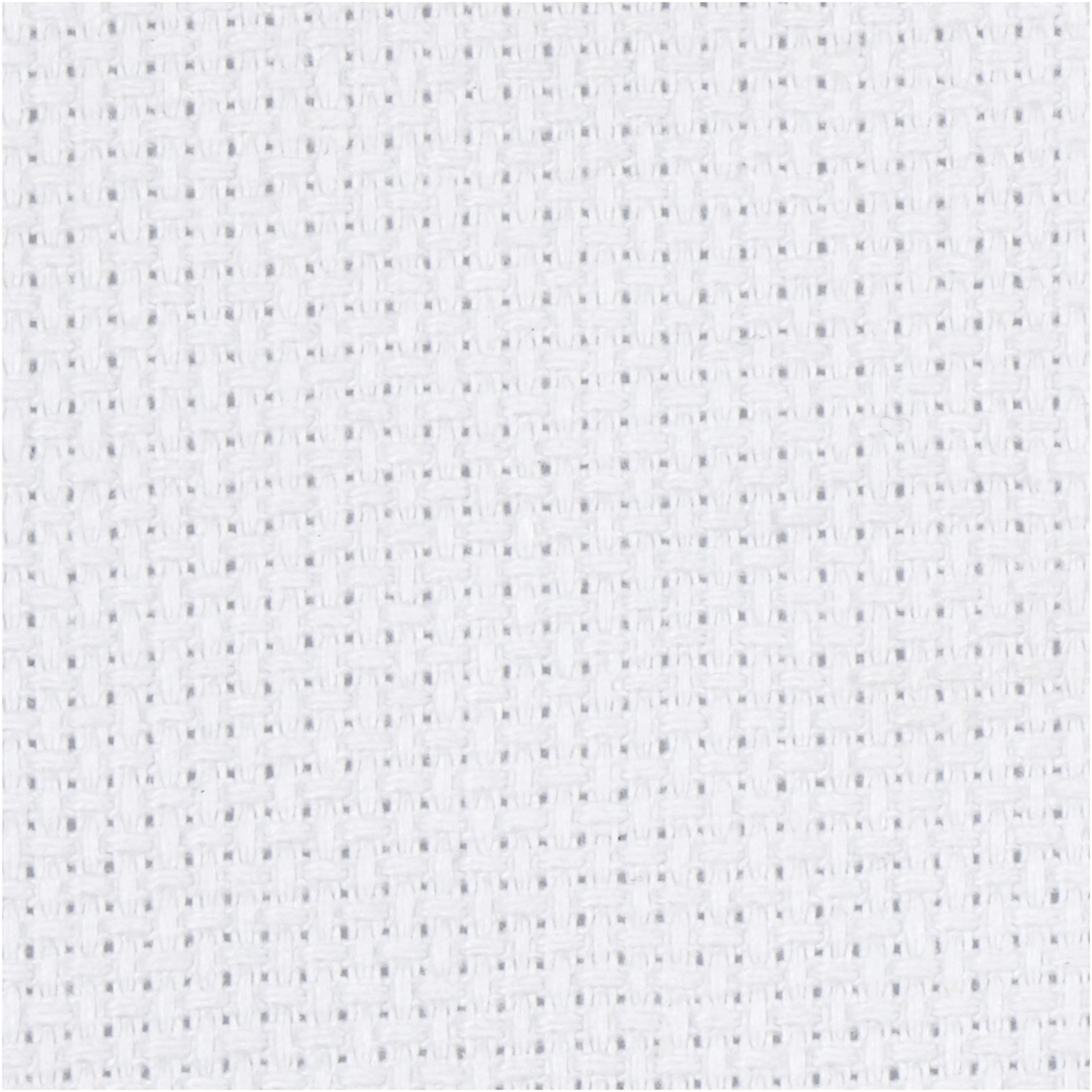 Broderistoff Creativ Company Aida 150 cm 70 Ruter pr 10 cm 3 m/ 1 stk Hvit