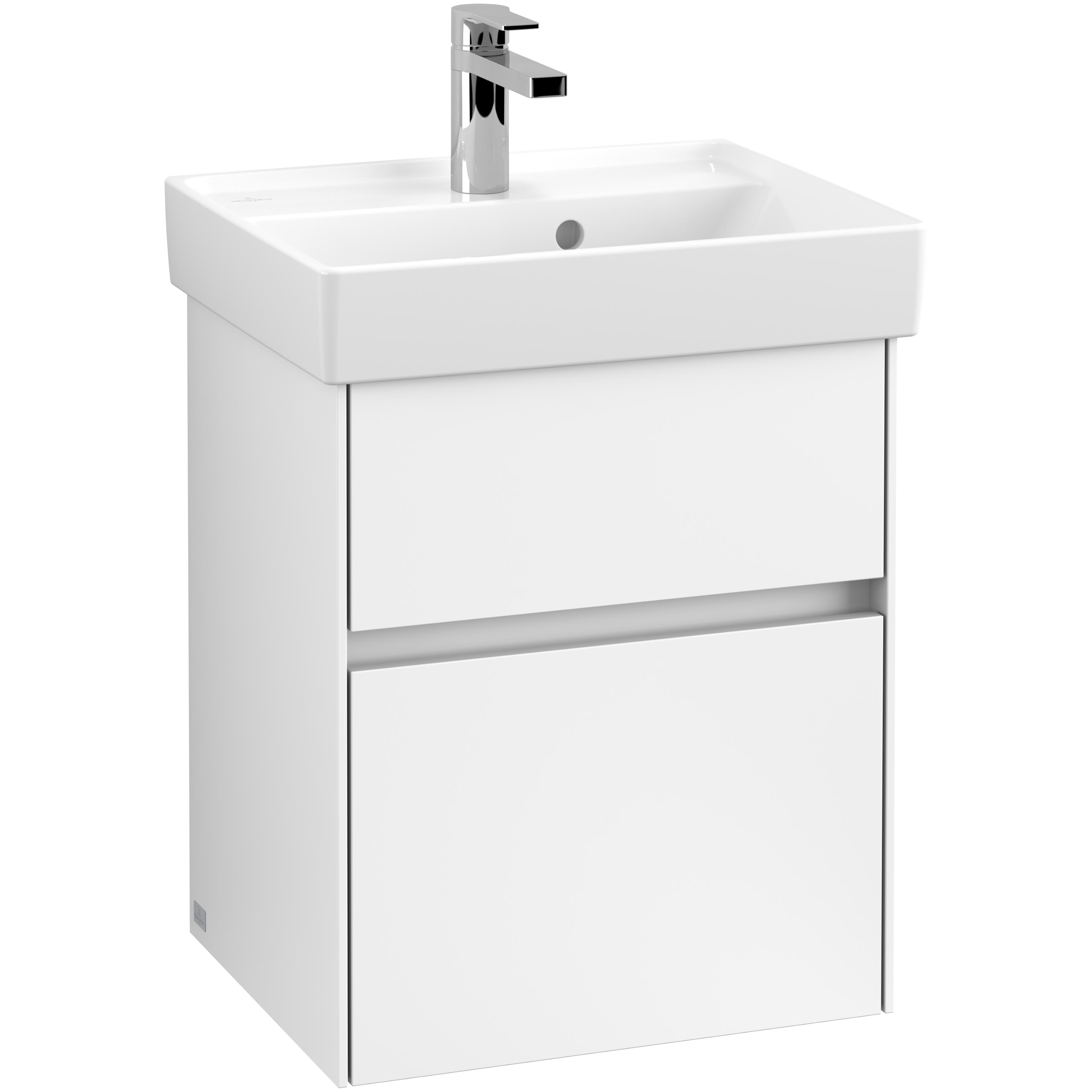 Tvättställsskåp Villeroy & Boch Collaro med 2 Lådor för Inbyggt Tvättställ | badrum - badrumsmobler - tvattstallsskap-och-kommod | KakelKungen