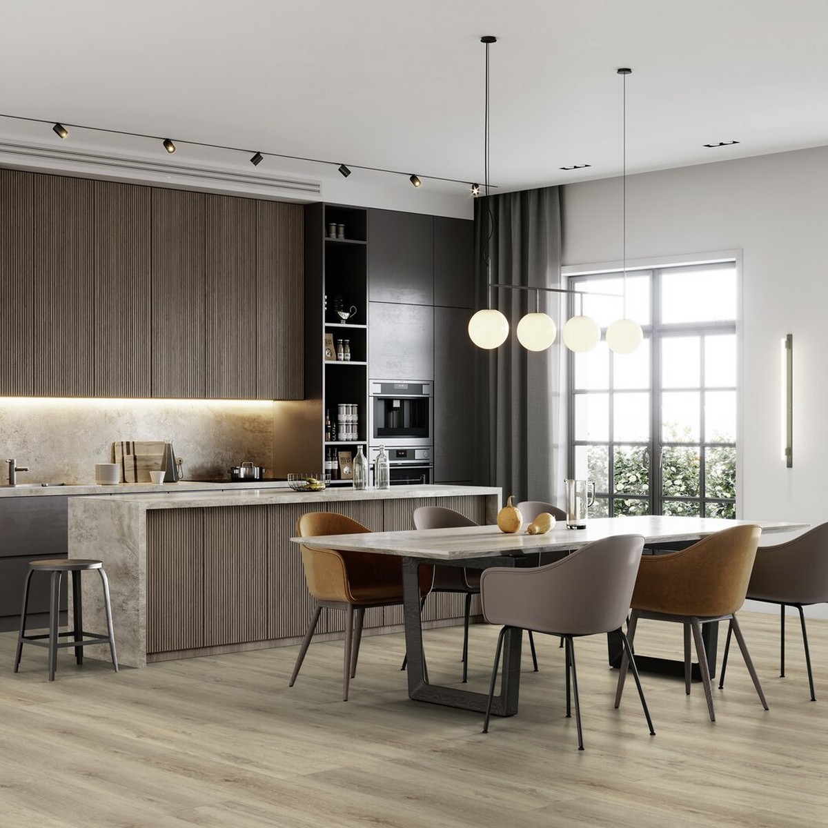 Vinylgulv Gerflor Virtuo 55 Rigid Acoustic Baita Blond
