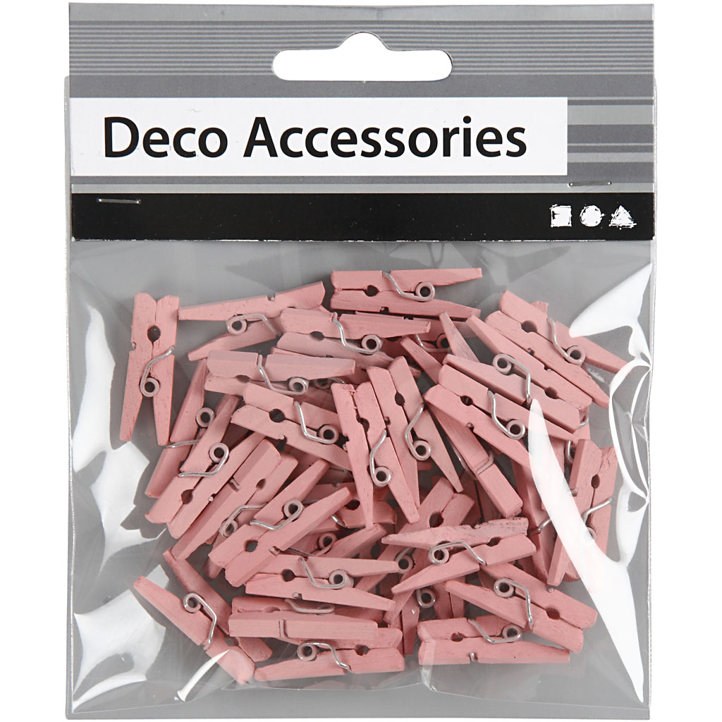 Klesklyper Mini Creativ Company 25x3 mm 36 stk/1 Pk