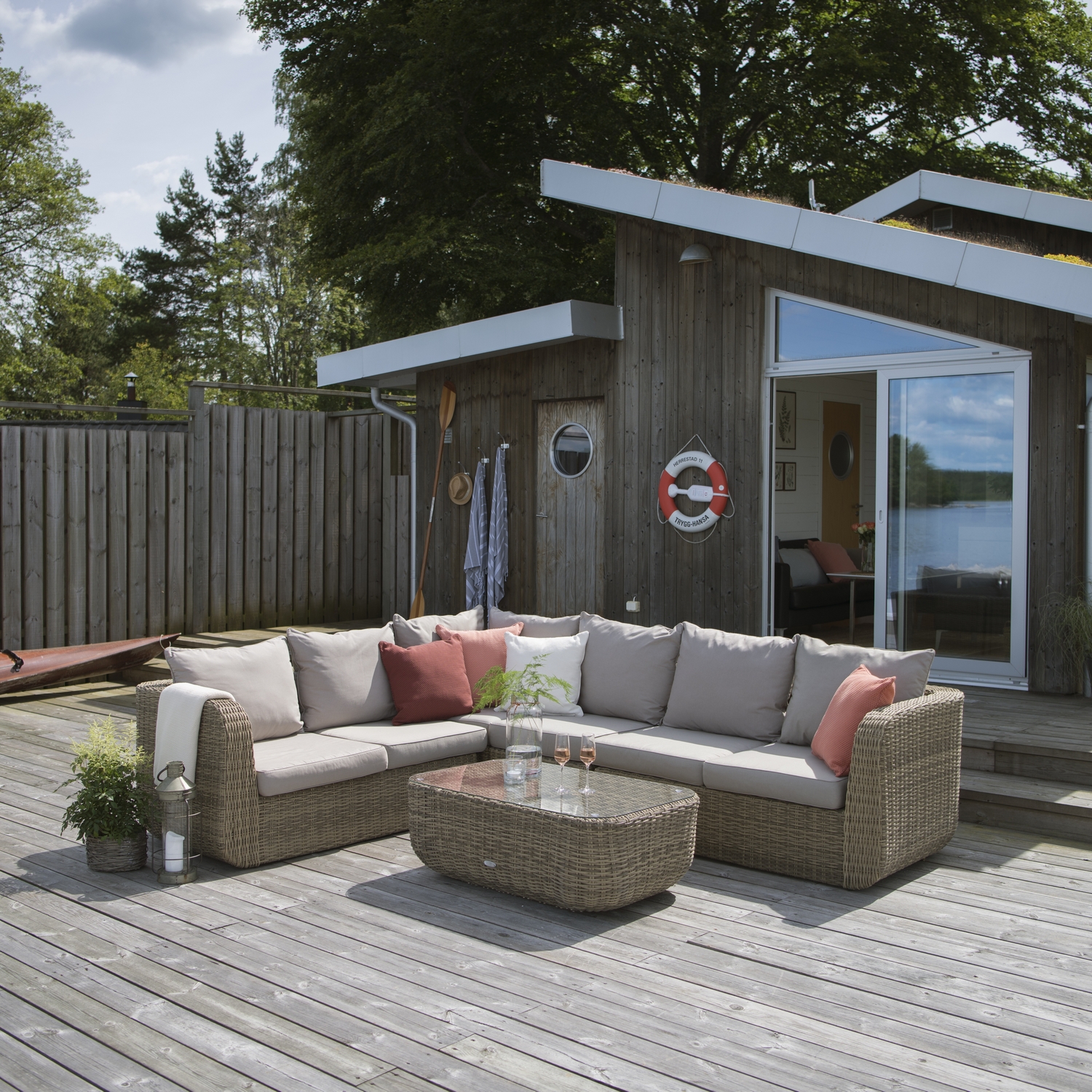 Hagebord Hillerstorp Monte Carlo 110x70 cm Utendørs