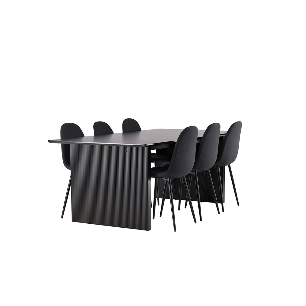 Spisegruppe Venture Home Vail med 6 Polar Stoler