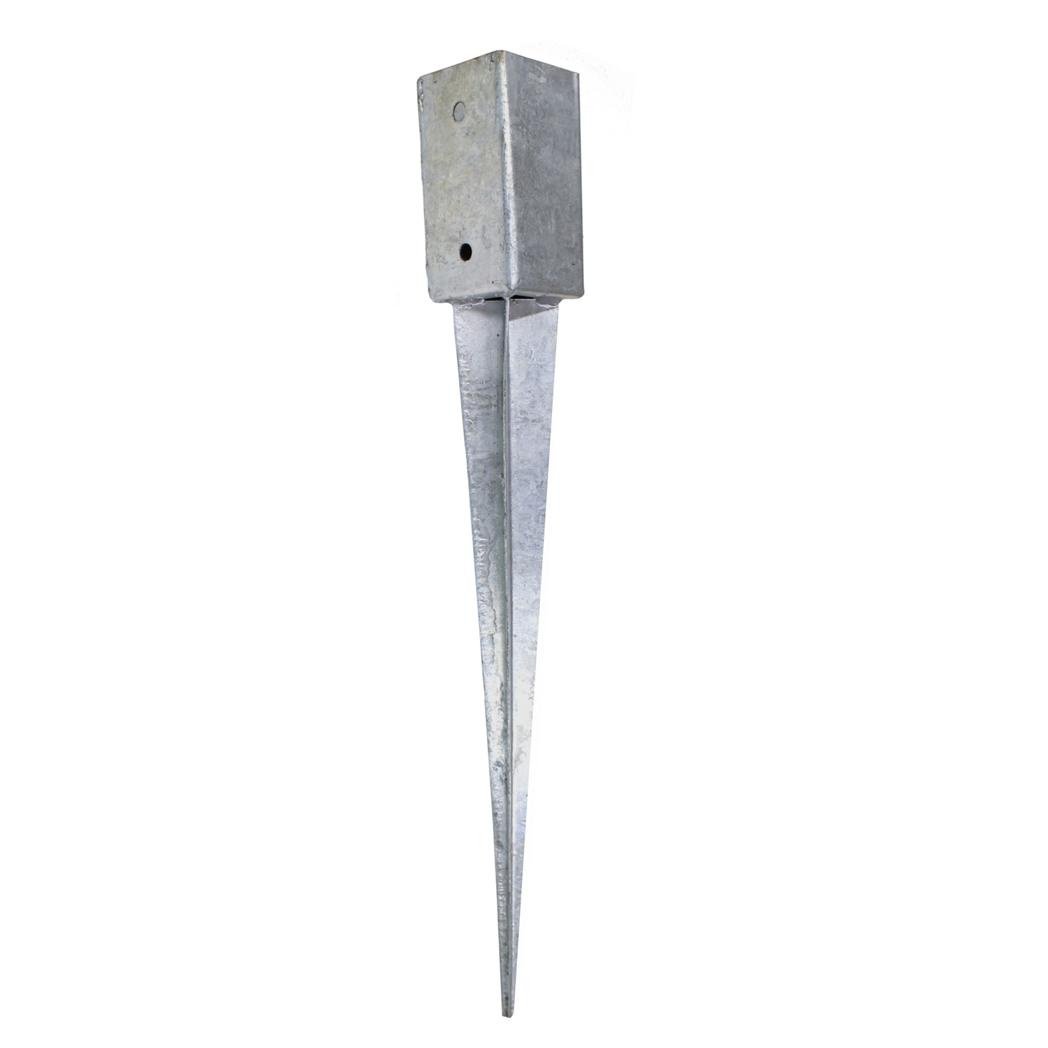 Post leg with pile 70x70 hot dip 70x70 mm