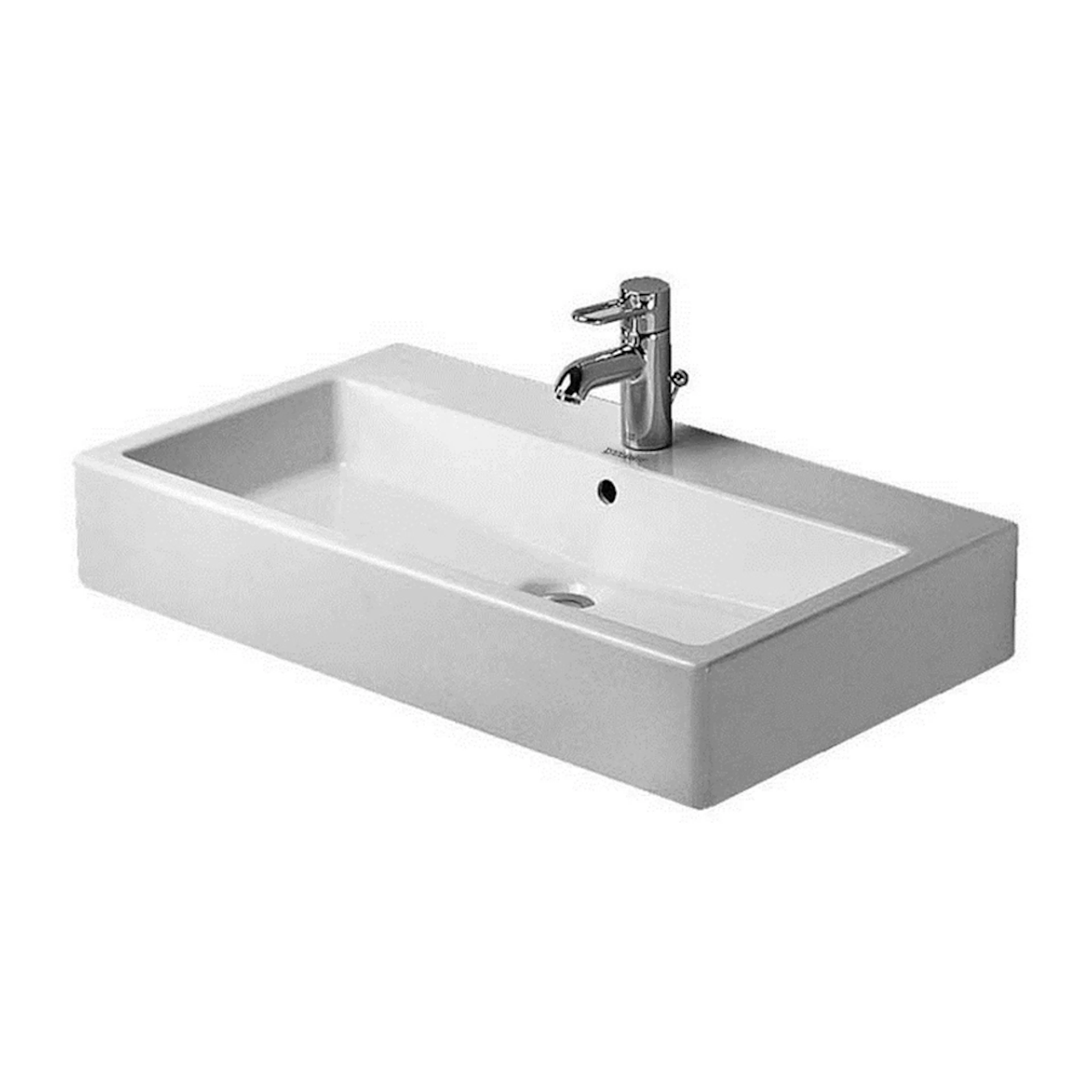 Tvättställ Duravit Vero 0454 800 mm. 1-hål.