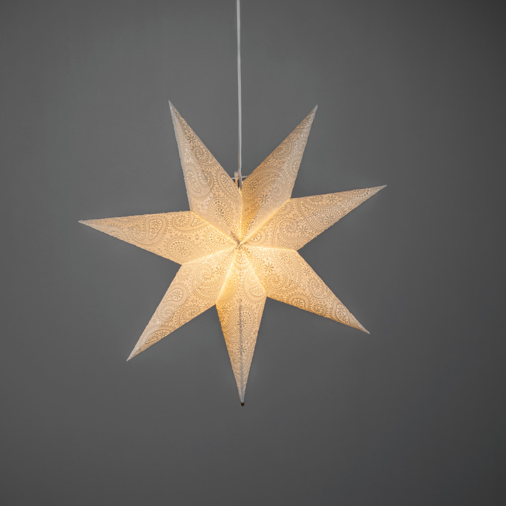 Adventsstjerne Gnosjö Konstsmide Mønstret 60 cm