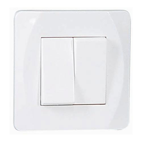 Strømbryter Malmbergs Nova Innfelt Krone Hvit