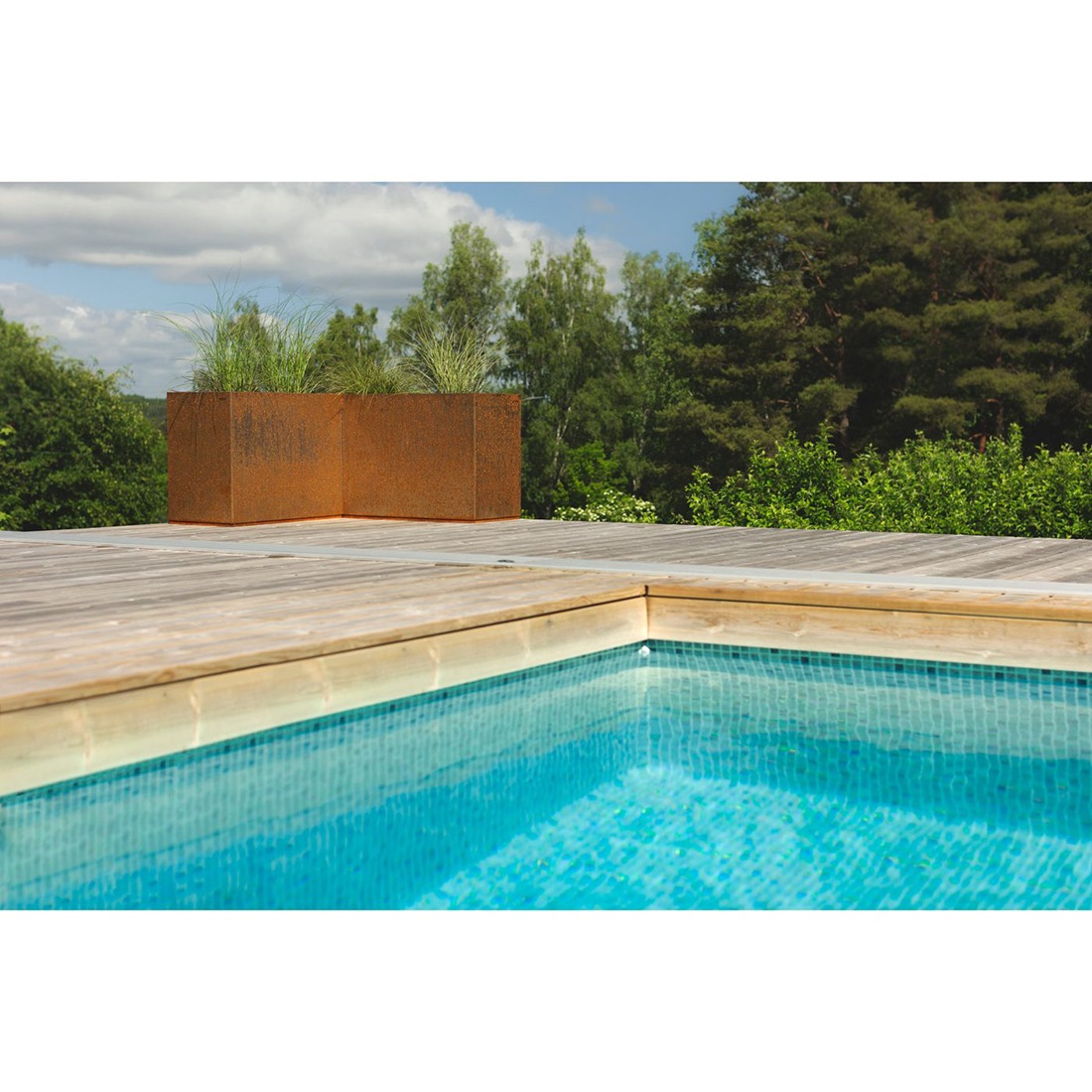 Komplett Hjørne Jabo Plantekasse Planter 1200x1200x600 mm