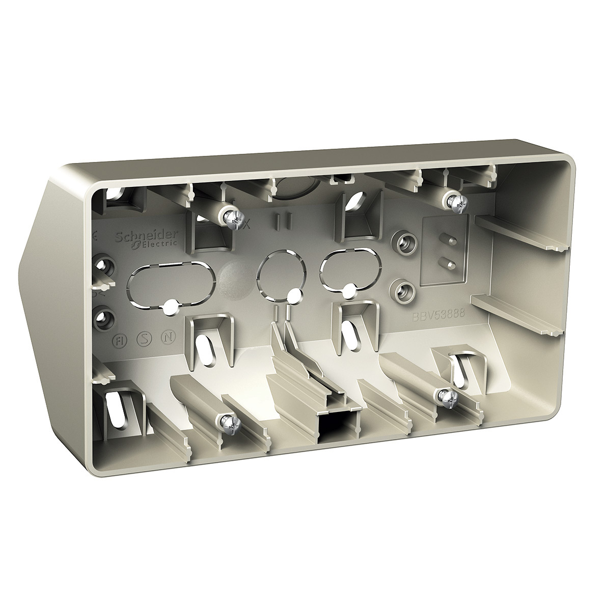 Hjørneboks Schneider Electric Exxact 2-rom