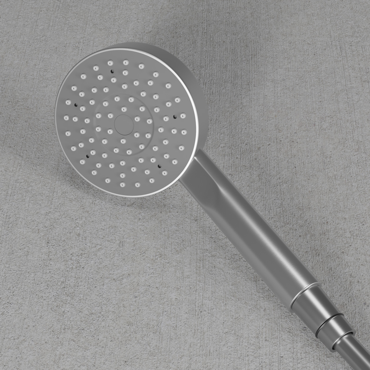 Handdusch Scandtap Steel Pleasure Rund exkl. Slang