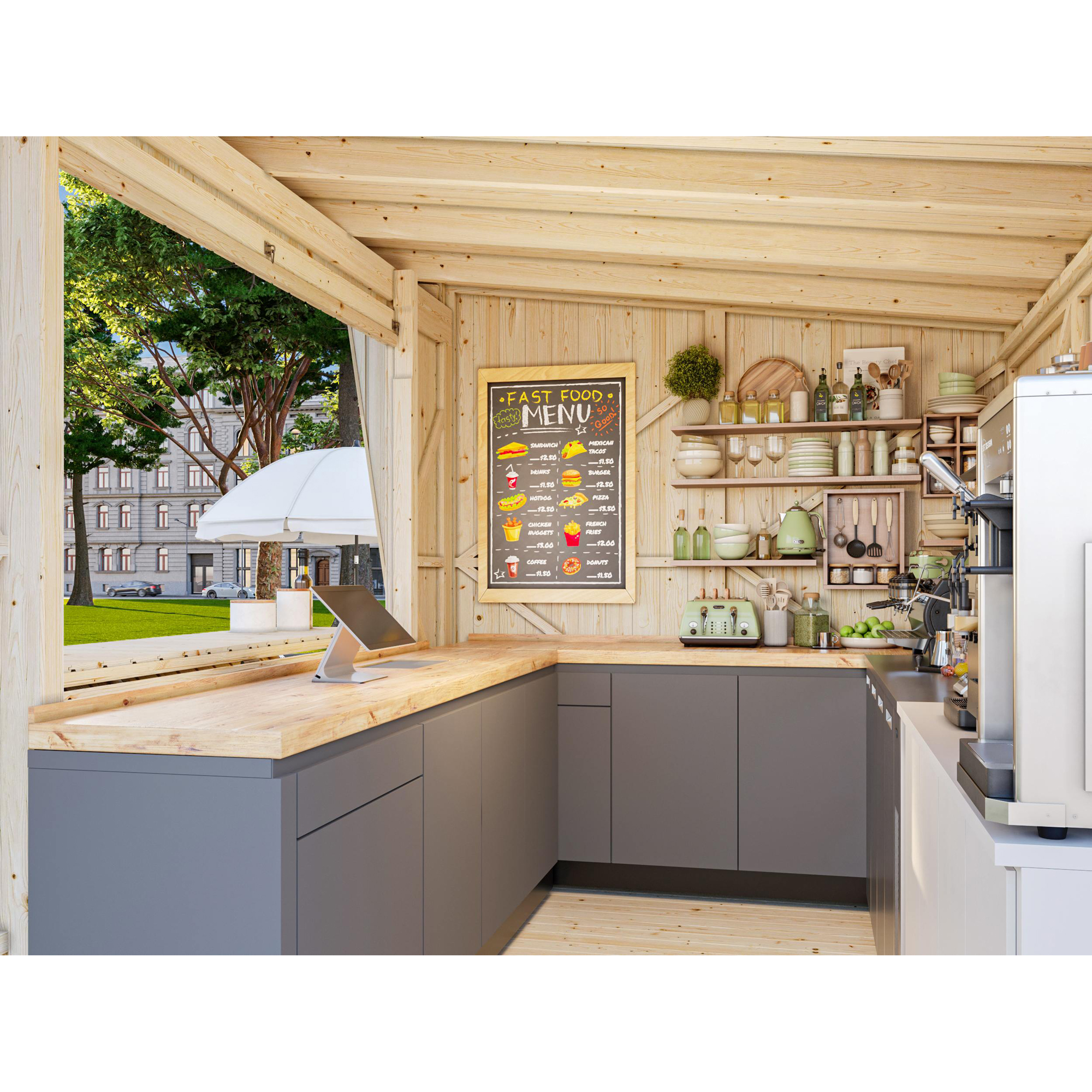 Kiosk Palmako Kira 7,7 m2