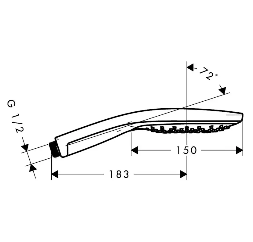 Hånddusj Hansgrohe Raindance Select S 150 Air 3jet