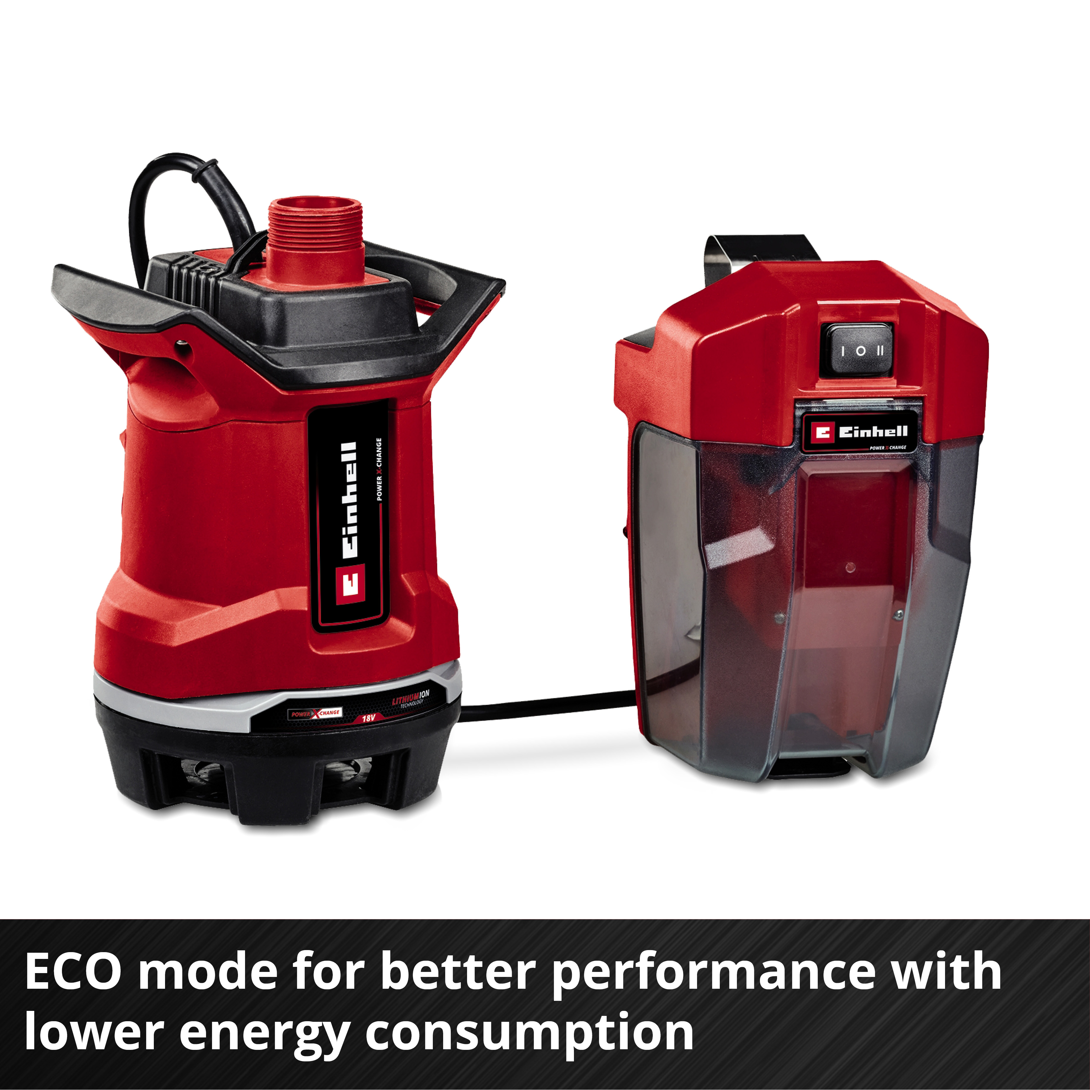 Vannpumpe Einhell GE-DP 18/25 Li Uten Batteri og Lader