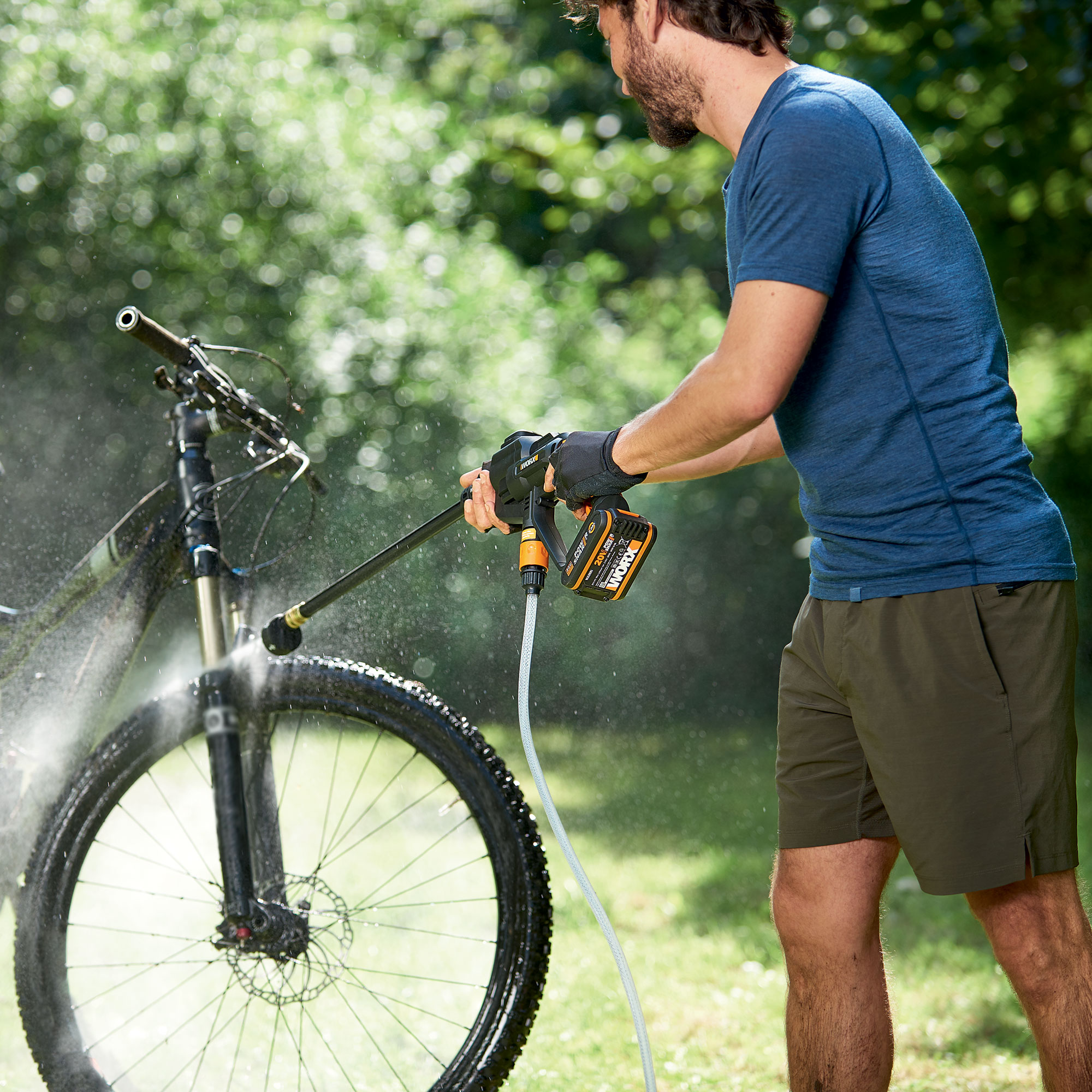 Høytrykksspyler Worx Hydroshot WG620E med Batteri