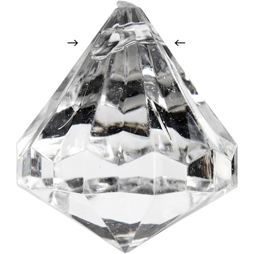 Prismer Creativ Company Blank Transparent Str 27x30 mm Hullstr 2,5 mm 8 St/1 Pk