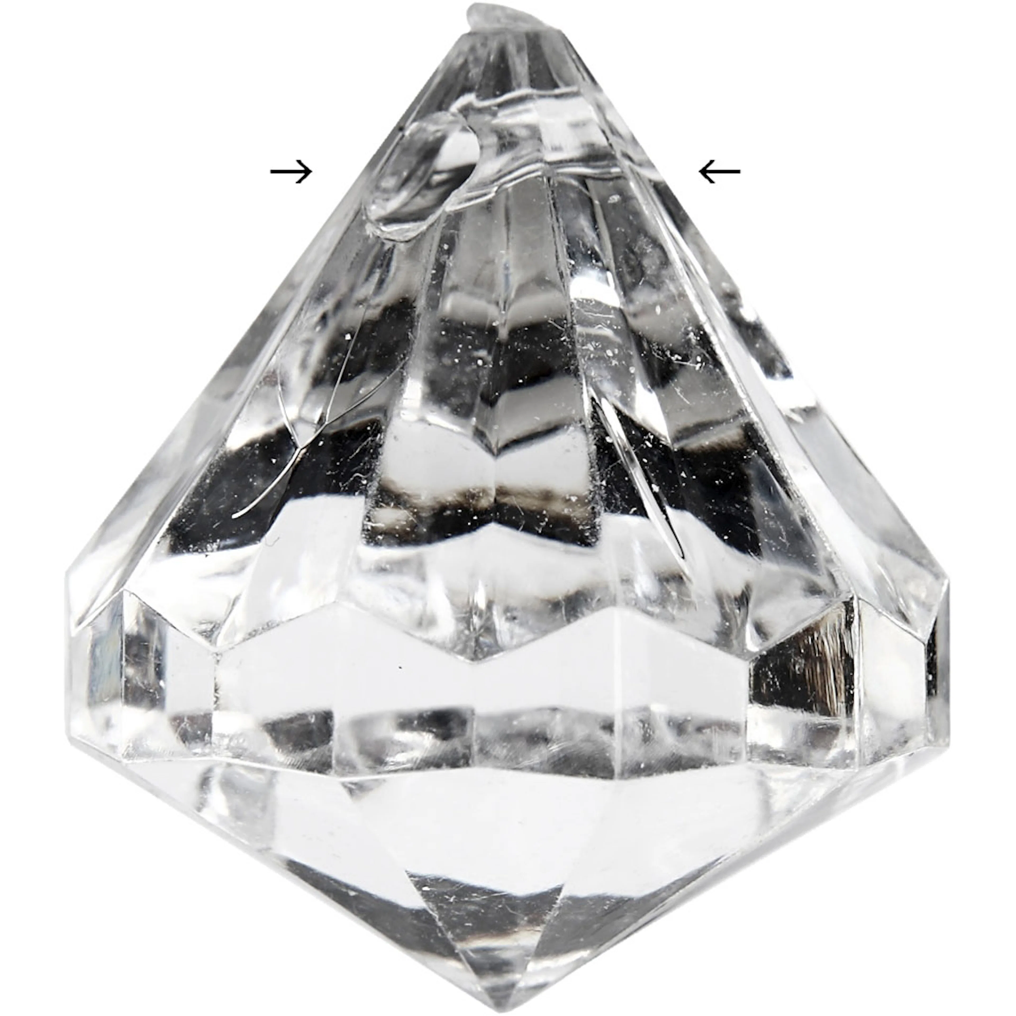 Prismer Creativ Company Blank Transparent Str 27x30 mm Hullstr 2,5 mm 8 St/1 Pk