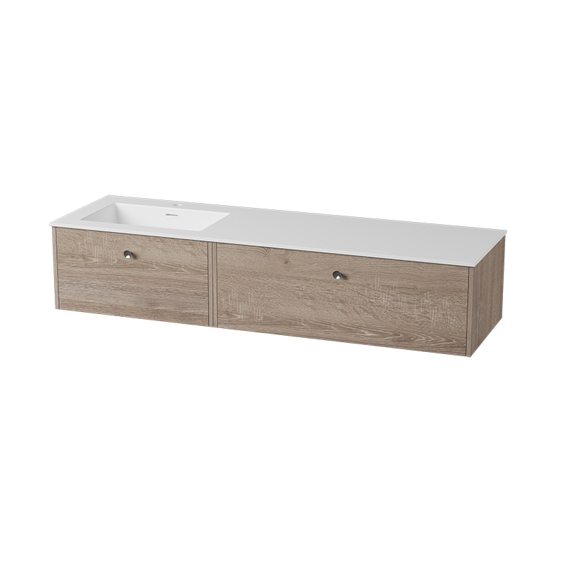 Servantskap FOSSBAD New Block B150 for Heldekkende Servant med Venstrekulp