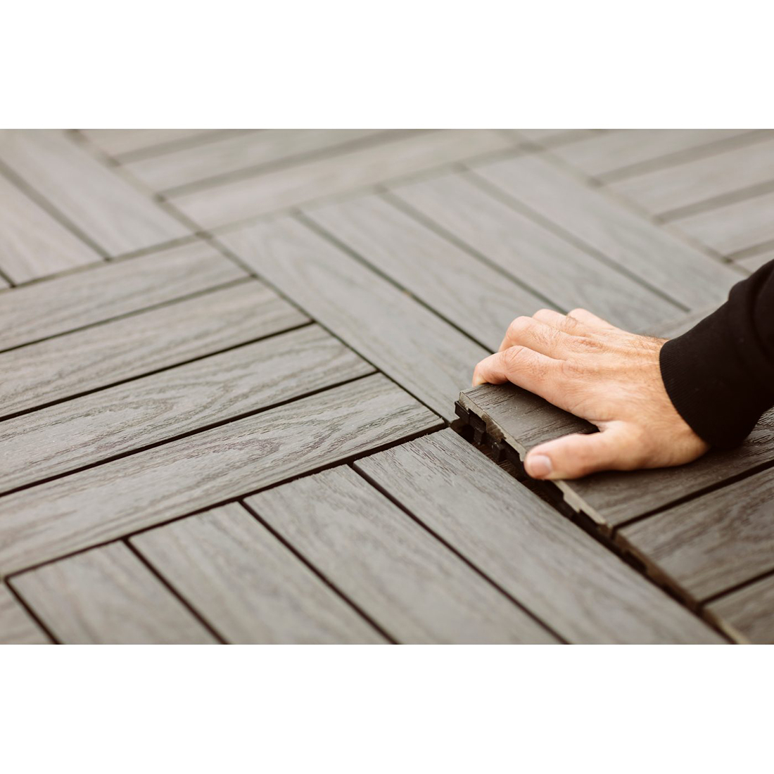Terrassehelle Jabo Ruta Kompositt 4-Pk 30x30 cm FSC (A)